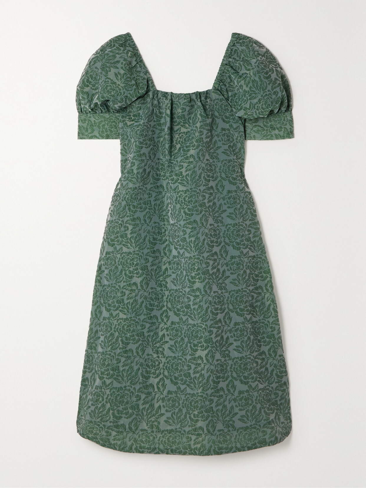 GANNI Recycled Jacquard Midi Dress