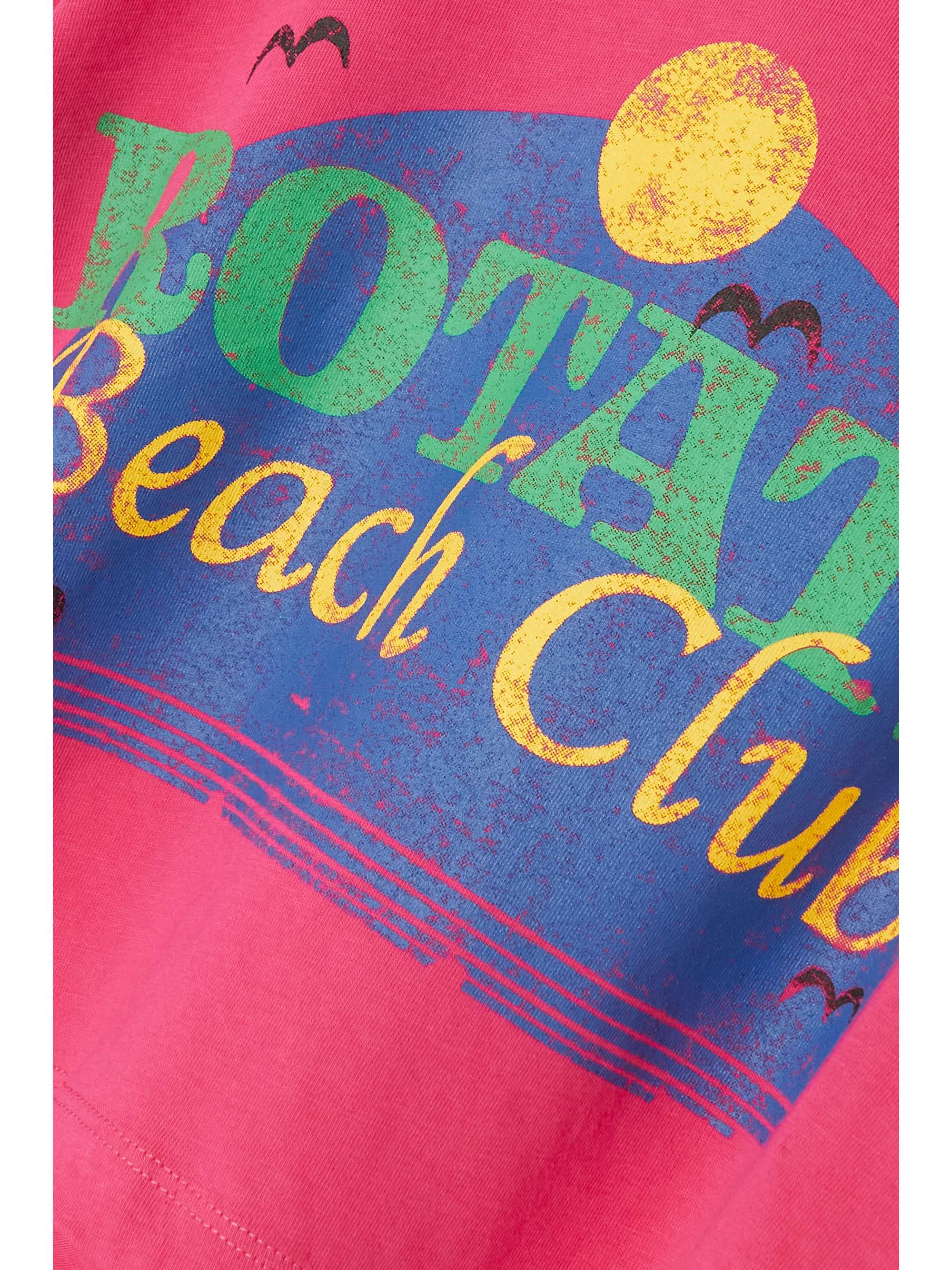ROTATE BIRGER CHRISTENSEN T-shirt raccourci en jersey de coton biologique imprimé Tyra
