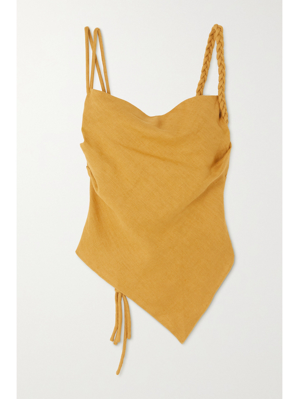 Stina Asymmetric Linen Top