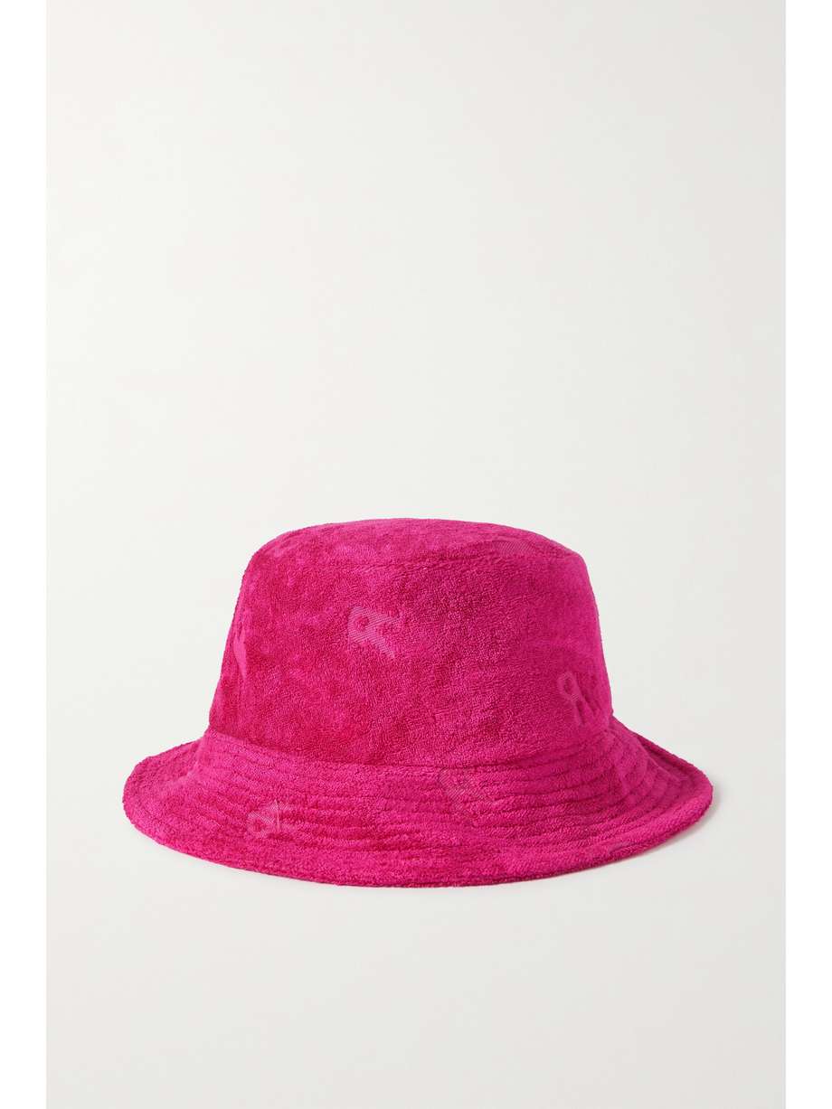net-a-porter.com | Sunday Bianca terry-jacquard bucket hat