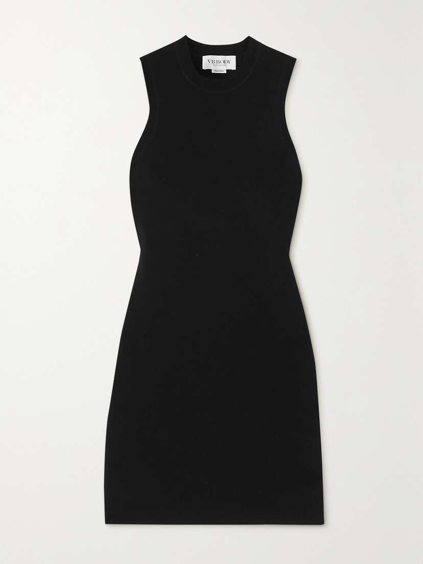 Victoria Beckham Vb Body Stretch-knit Mini Dress