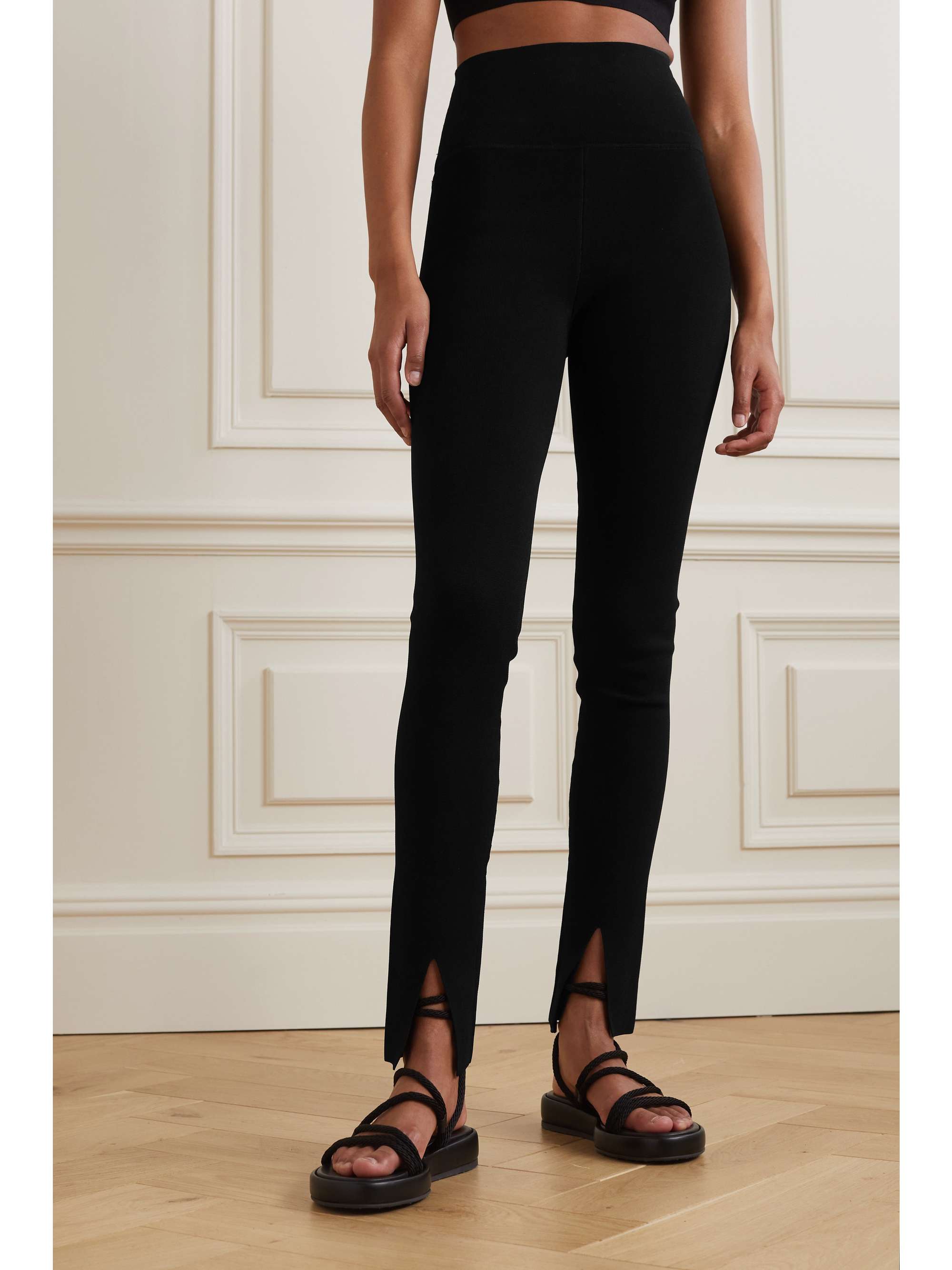 VICTORIA BECKHAM Stretch-knit leggings