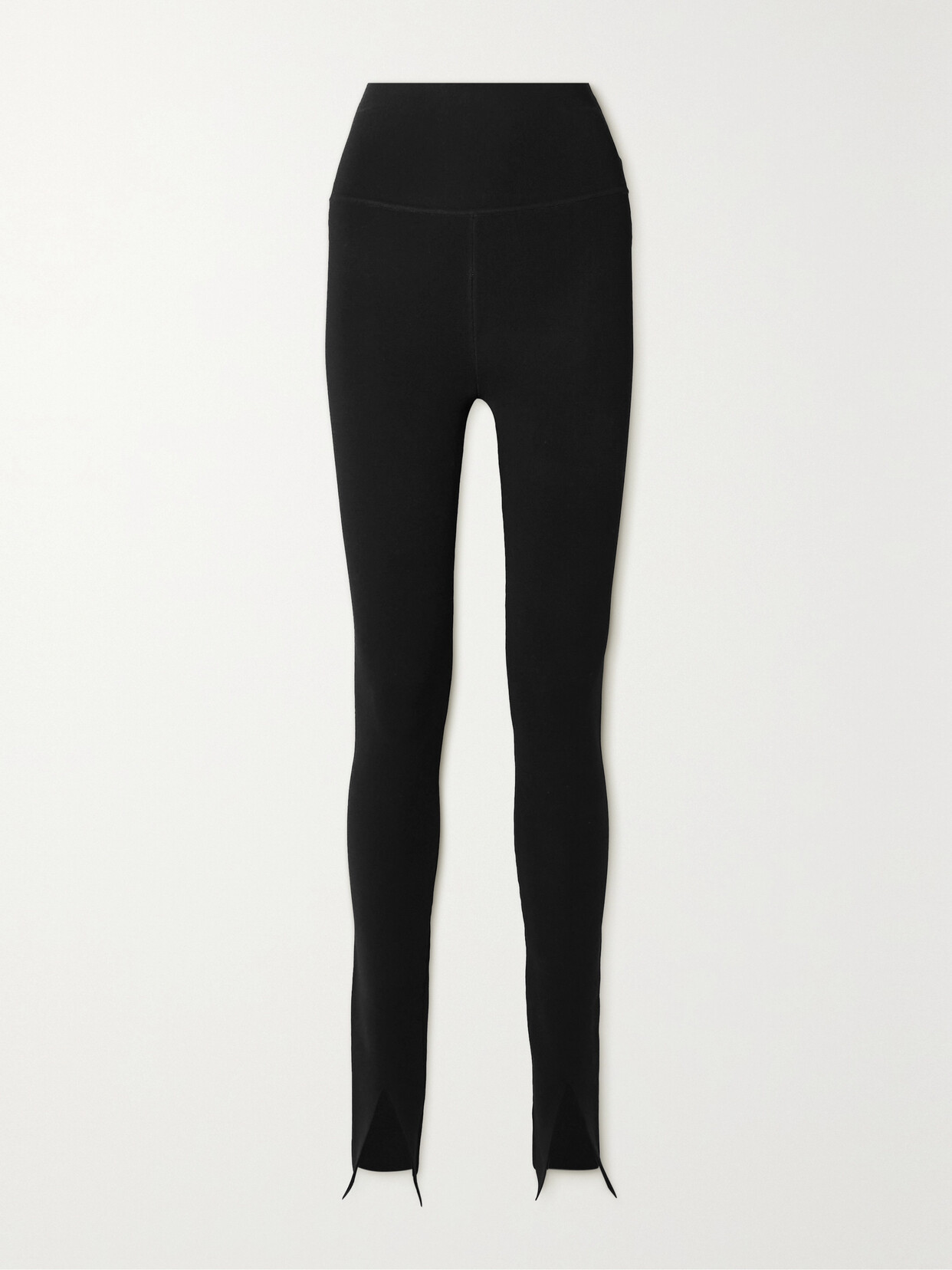 Victoria Beckham Stretch-knit Leggings - Black