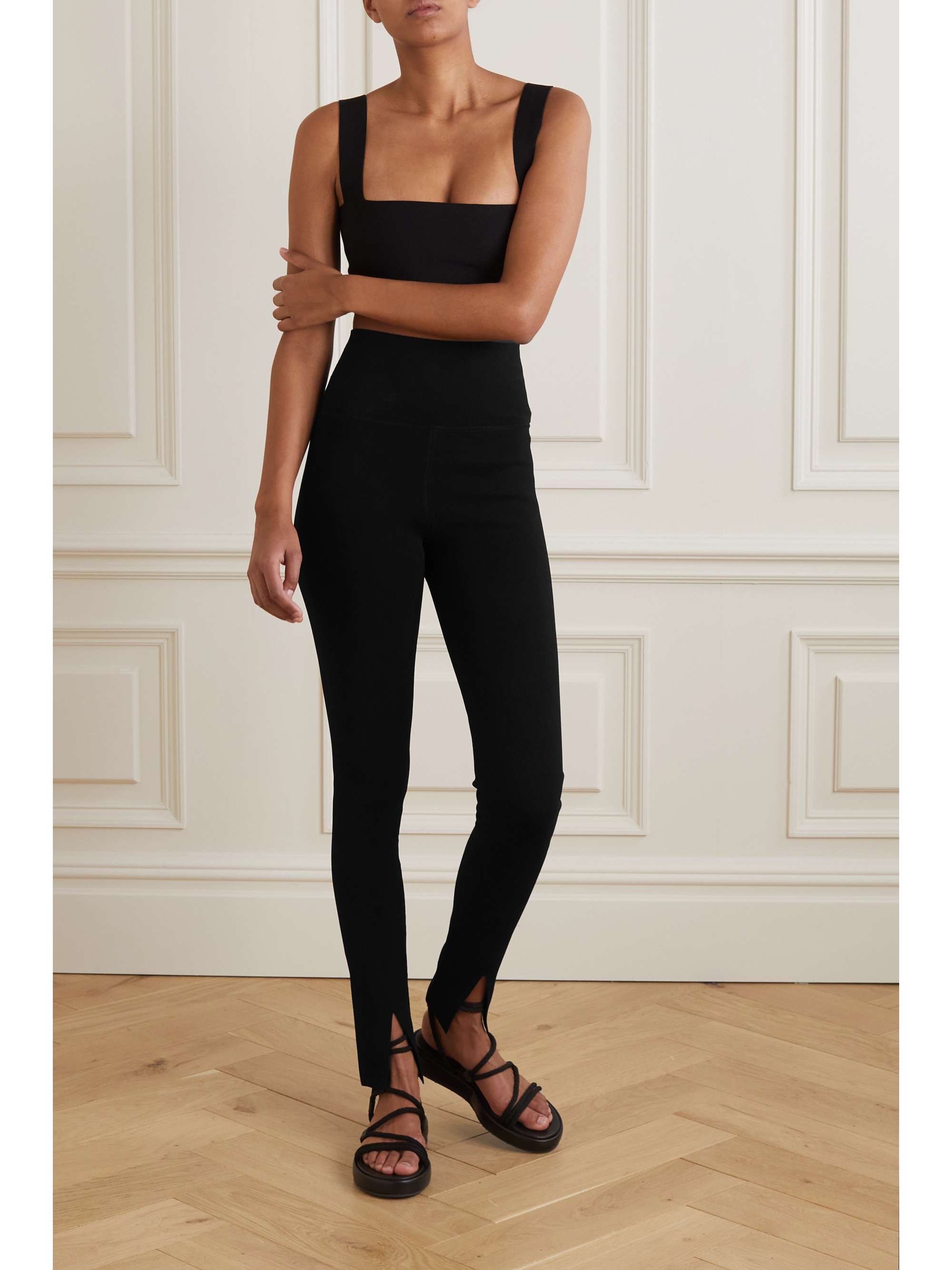 VICTORIA BECKHAM Stretch-knit leggings