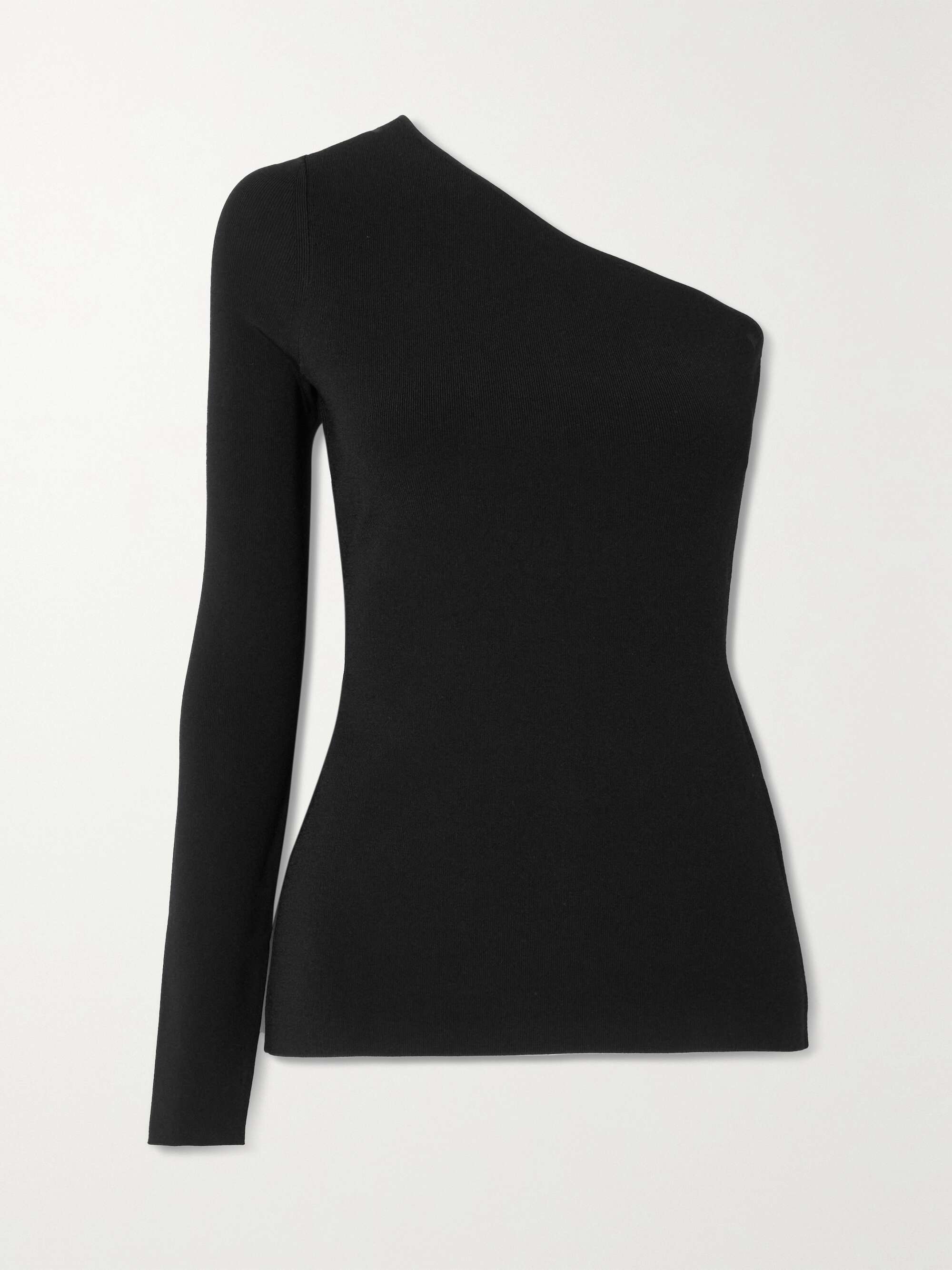 VICTORIA BECKHAM One-shoulder stretch-knit top | NET-A-PORTER