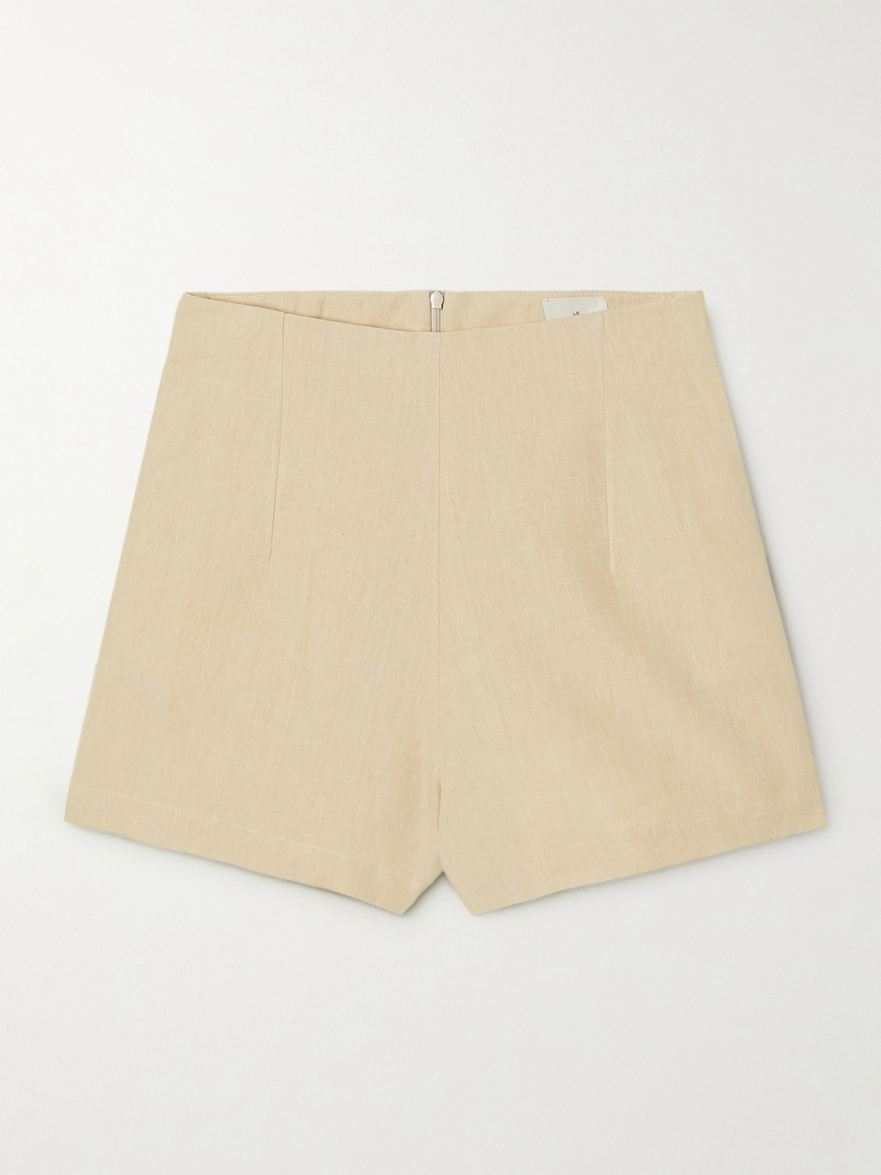 Le Kasha + Net Sustain Ezbet Organic Linen Shorts In Neutrals