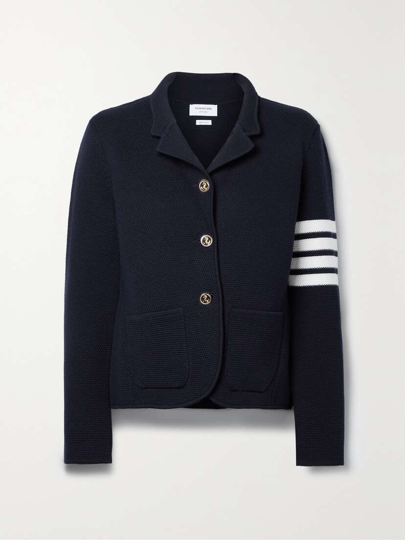 Thom Browne Striped Wool-blend Blazer