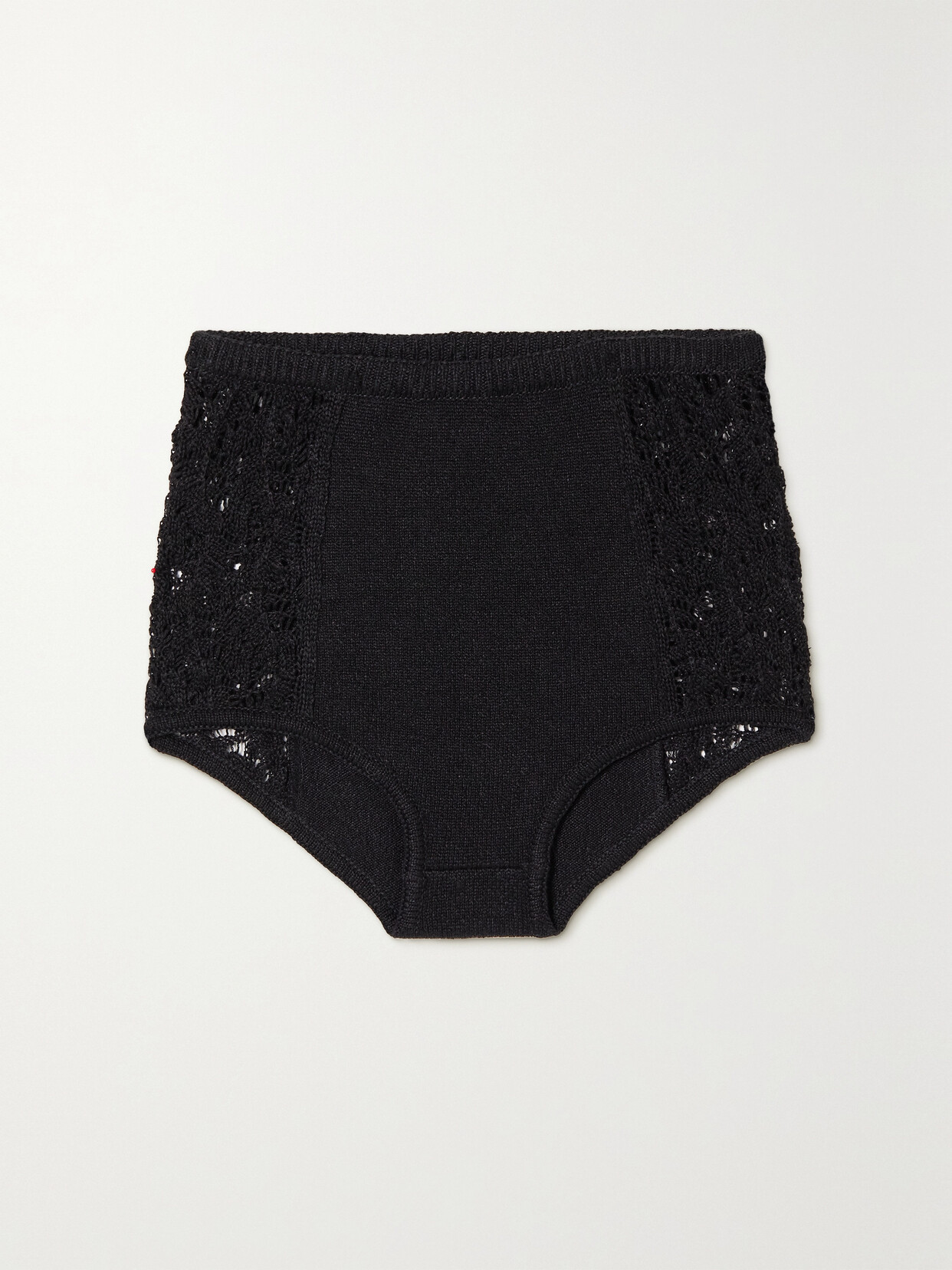 LE KASHA + NET SUSTAIN UBARI CROCHETED ORGANIC LINEN BRIEFS