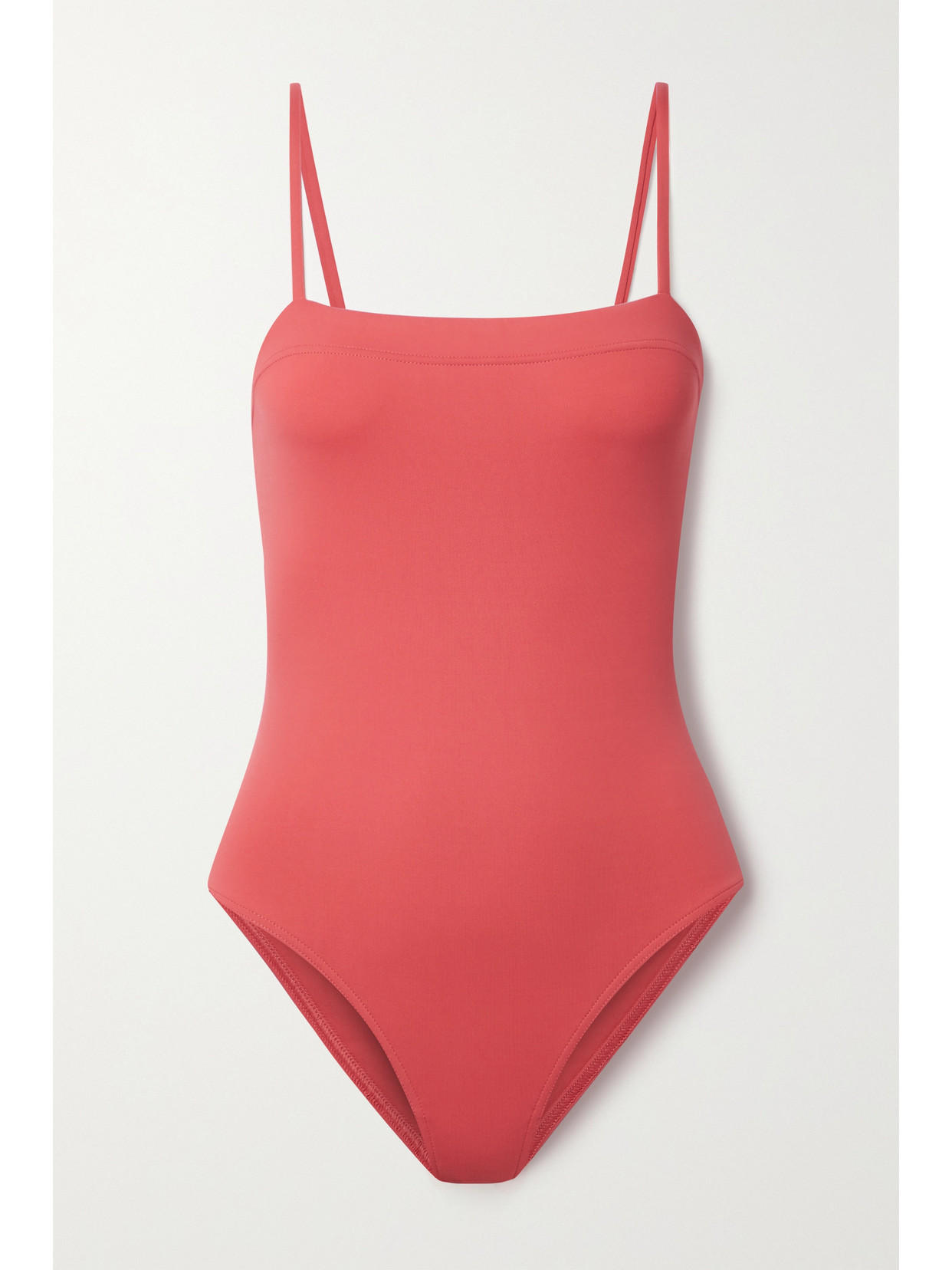 Eres Aquarelle One-piece Swimsuit With Thin Straps In Pink