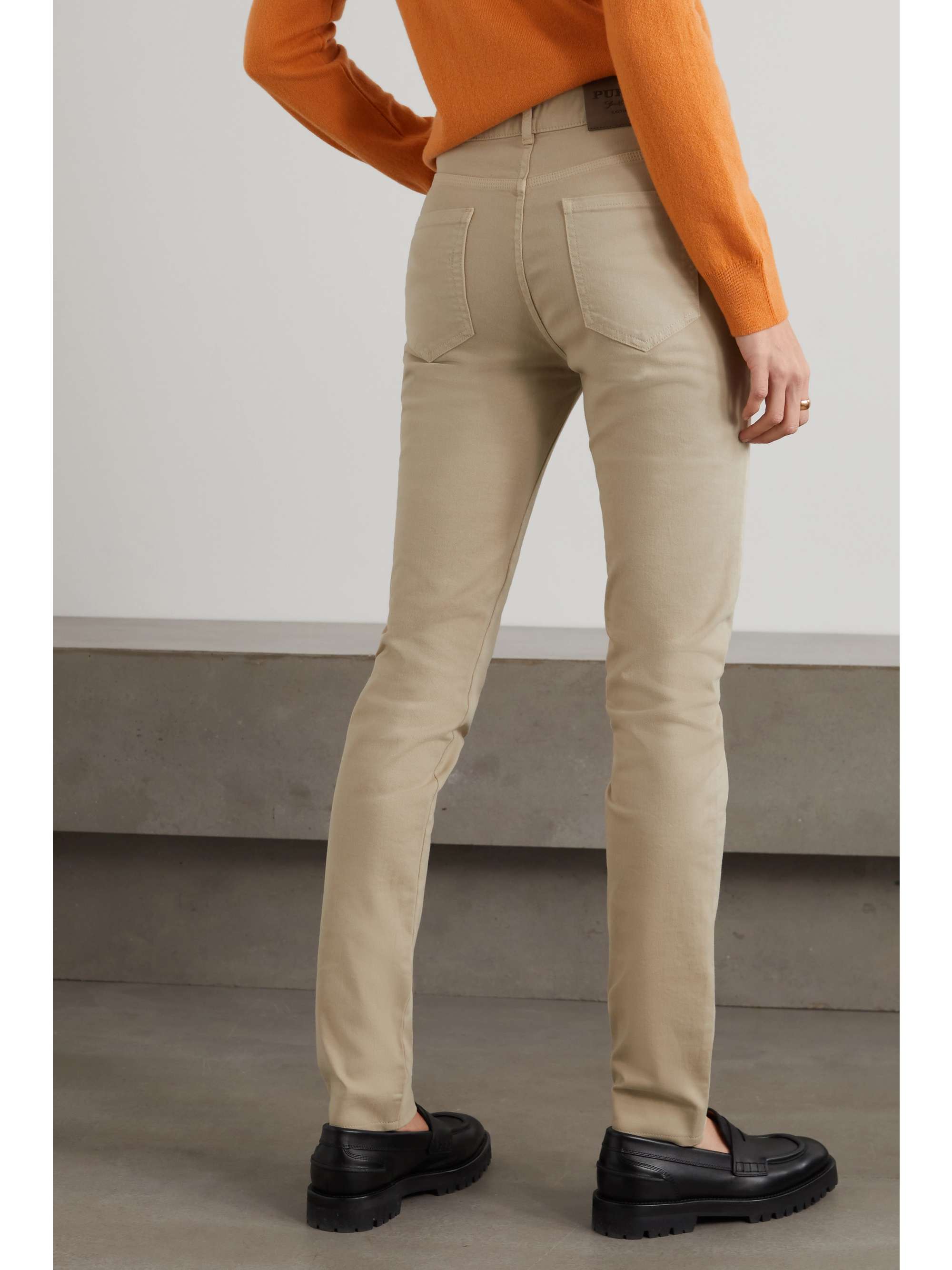 PURDEY Mid-rise slim-leg jeans