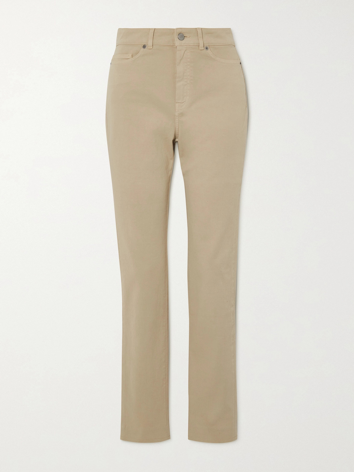 Mid-Rise Slim-Leg Jeans