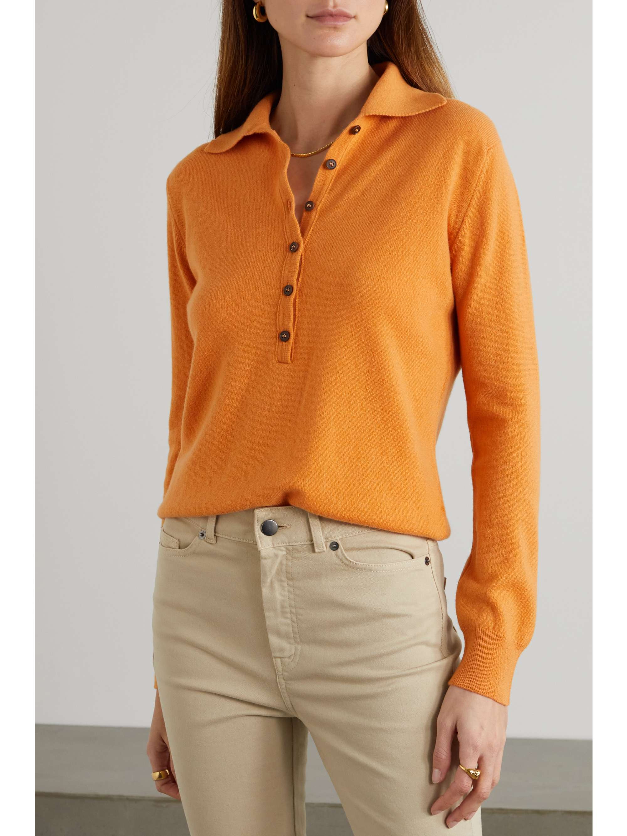PURDEY Cashmere polo sweater