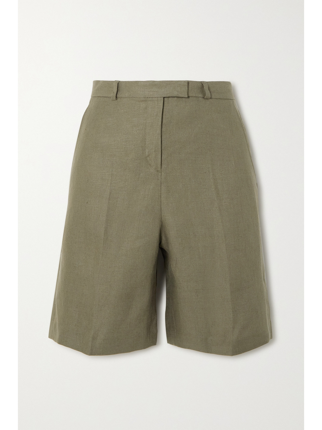 Purdey Belted Linen Shorts