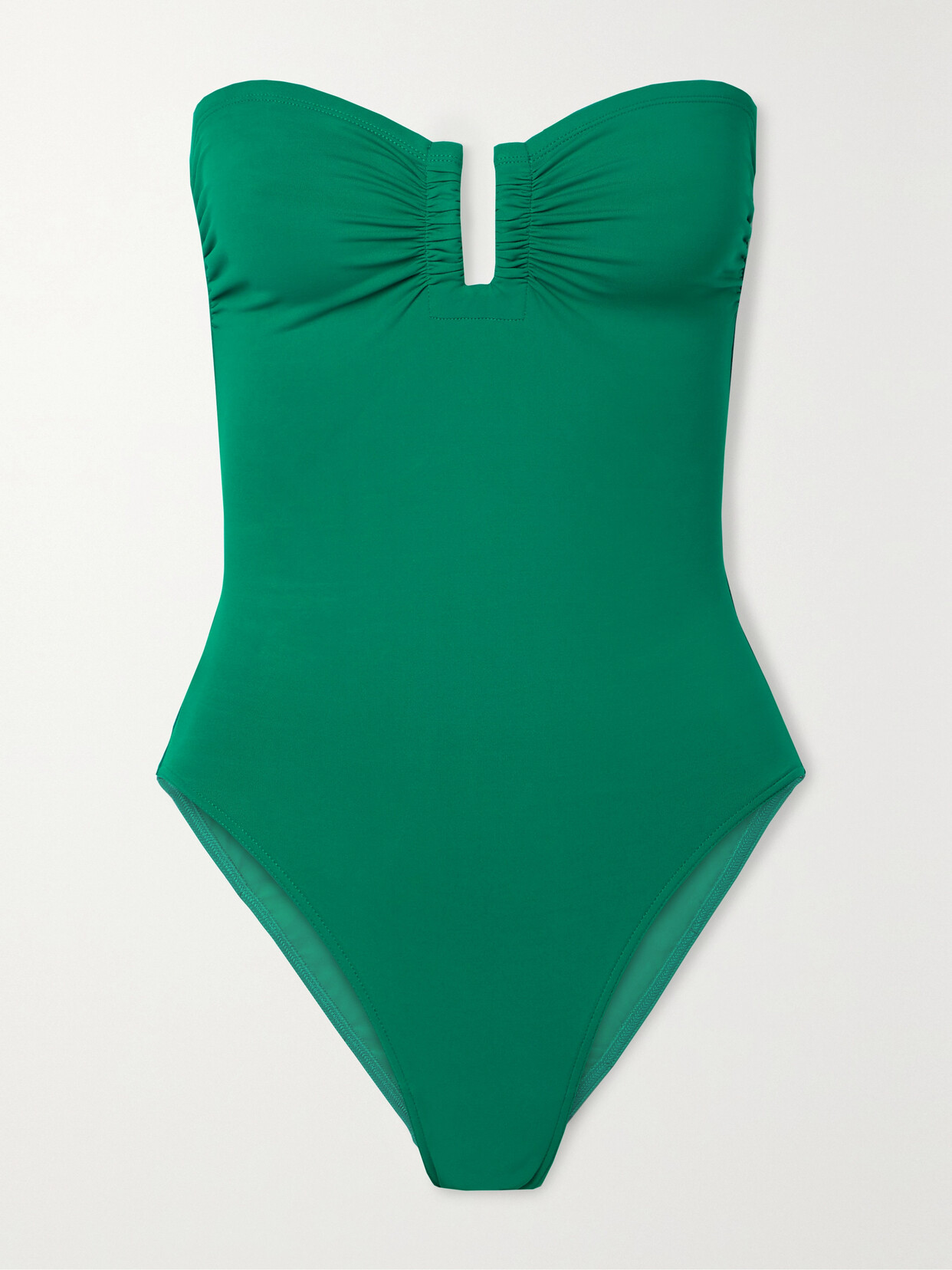 Eres Les Essentiels Cassiopée Bandeau Swimsuit In Green | ModeSens