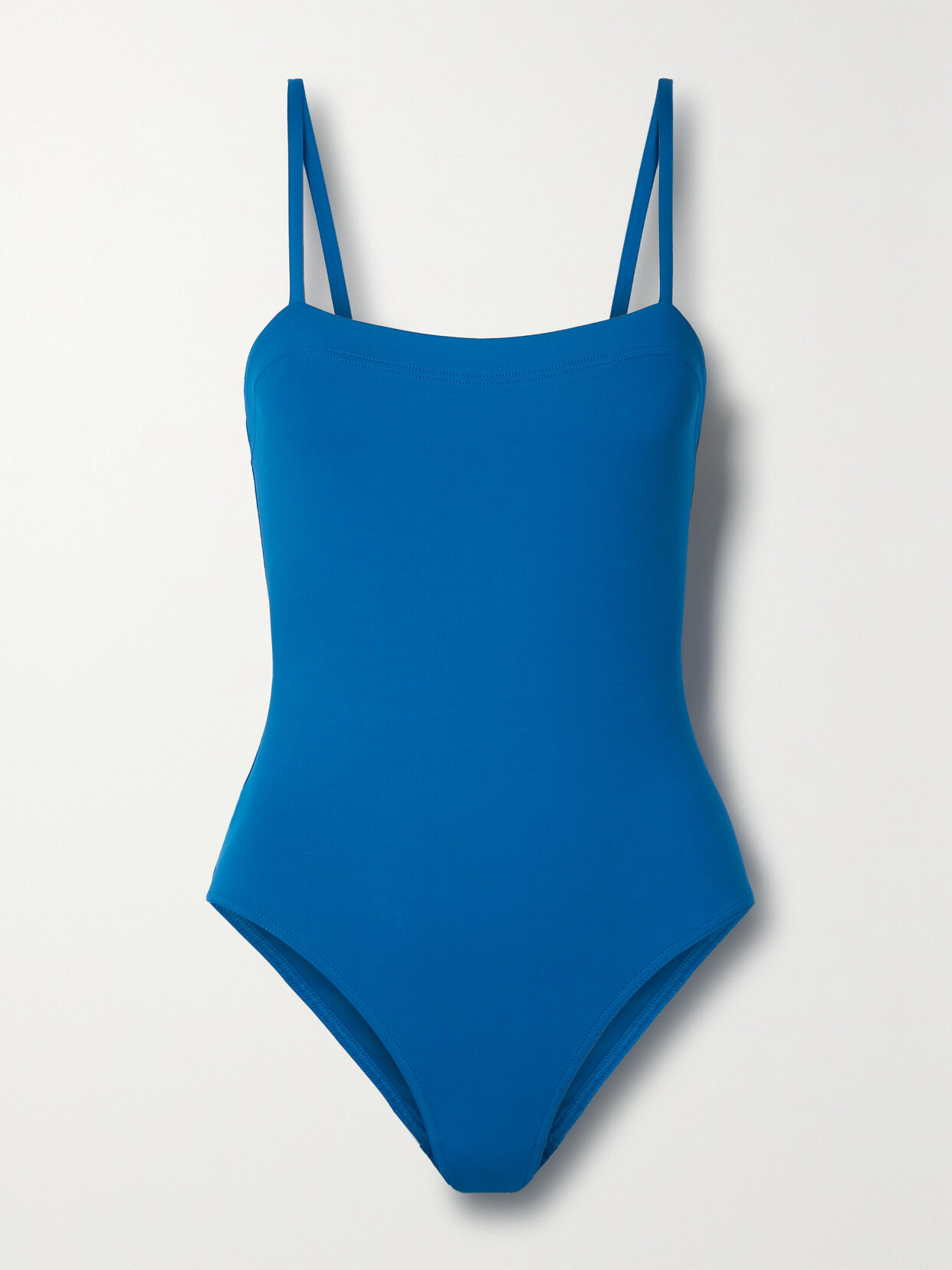 Eres Aquarelle One-piece Swimsuit With Thin Straps In Blue