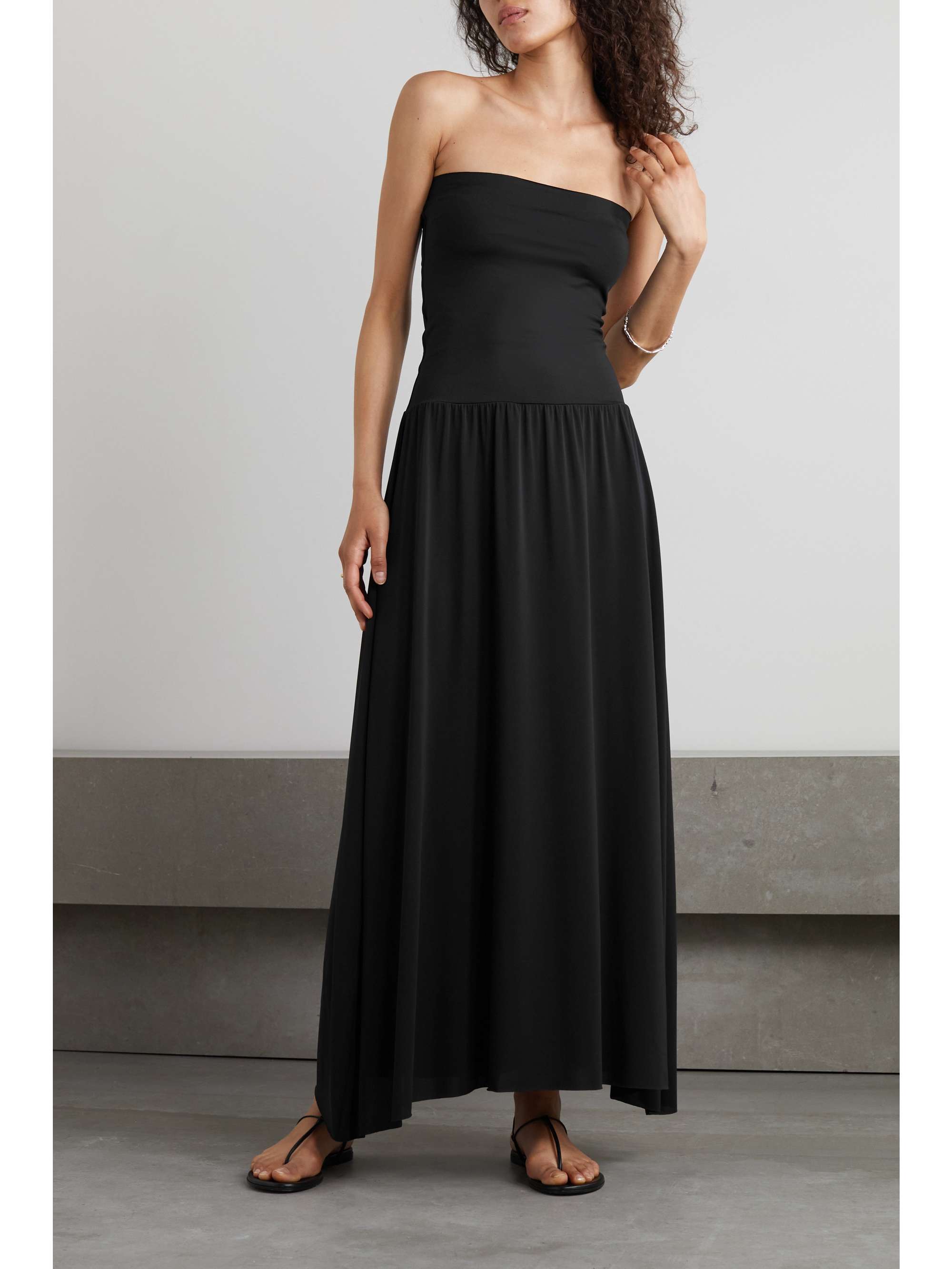 ERES Oda strapless stretch-jersey maxi dress
