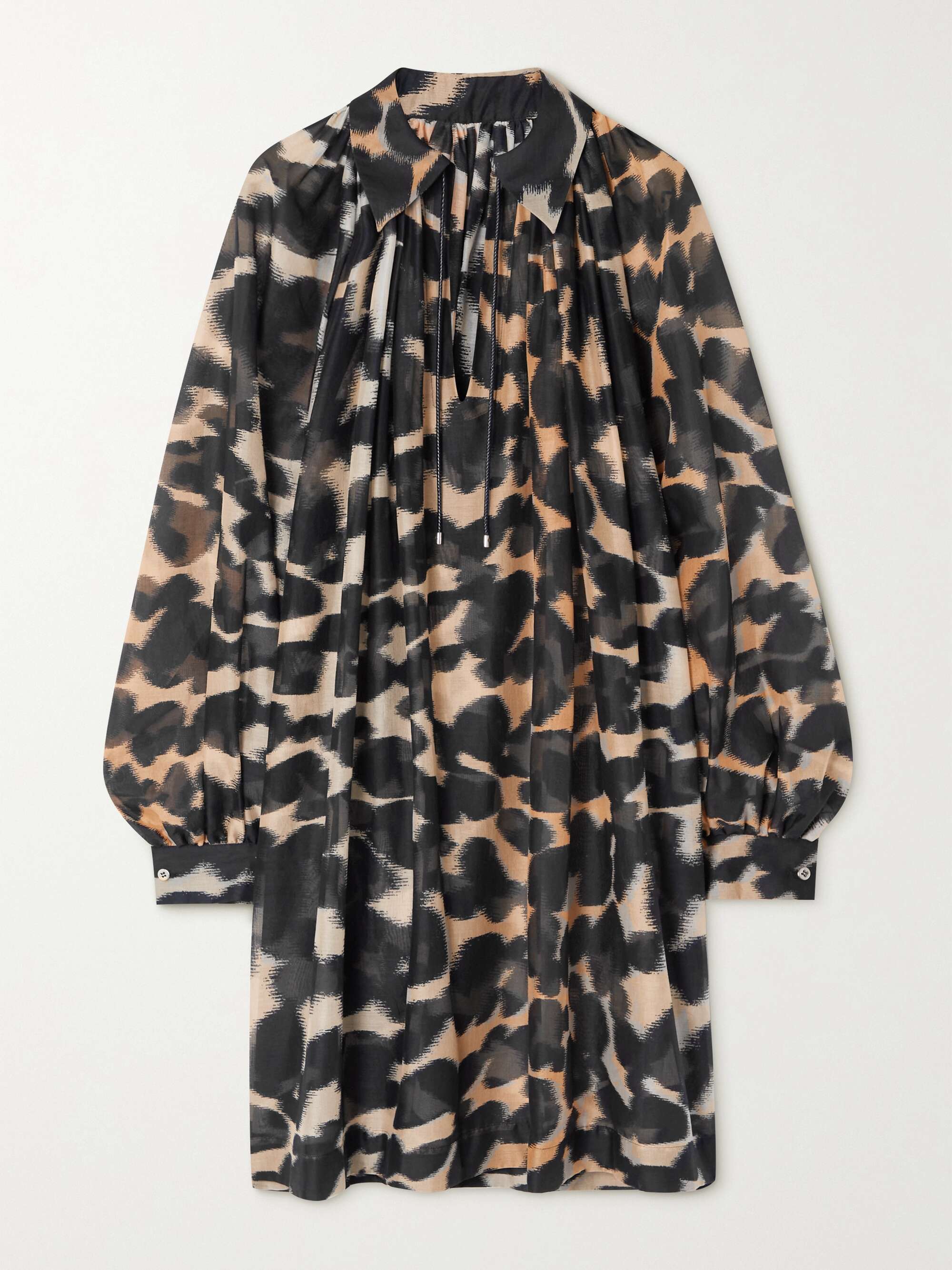 ERES + Maison Rabih Kayrouz Lea leopard-print cotton-voile kaftan | NET ...