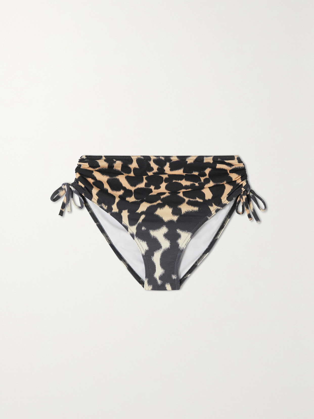 Eres – + Maison Rabih Kayrouz Aya Ruched Leopard-print Bikini Briefs – Leopard print
