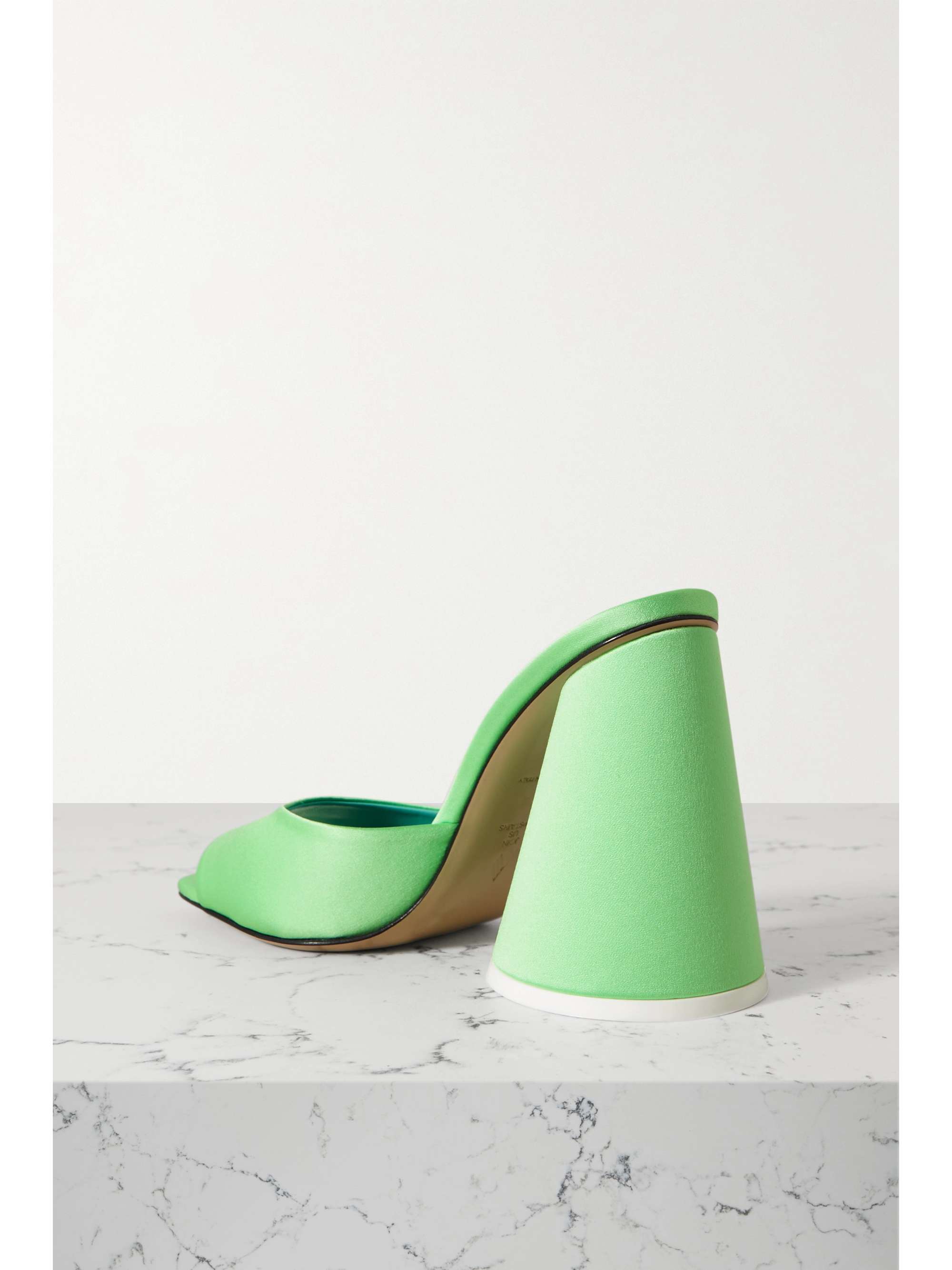 THE ATTICO Luz satin mules