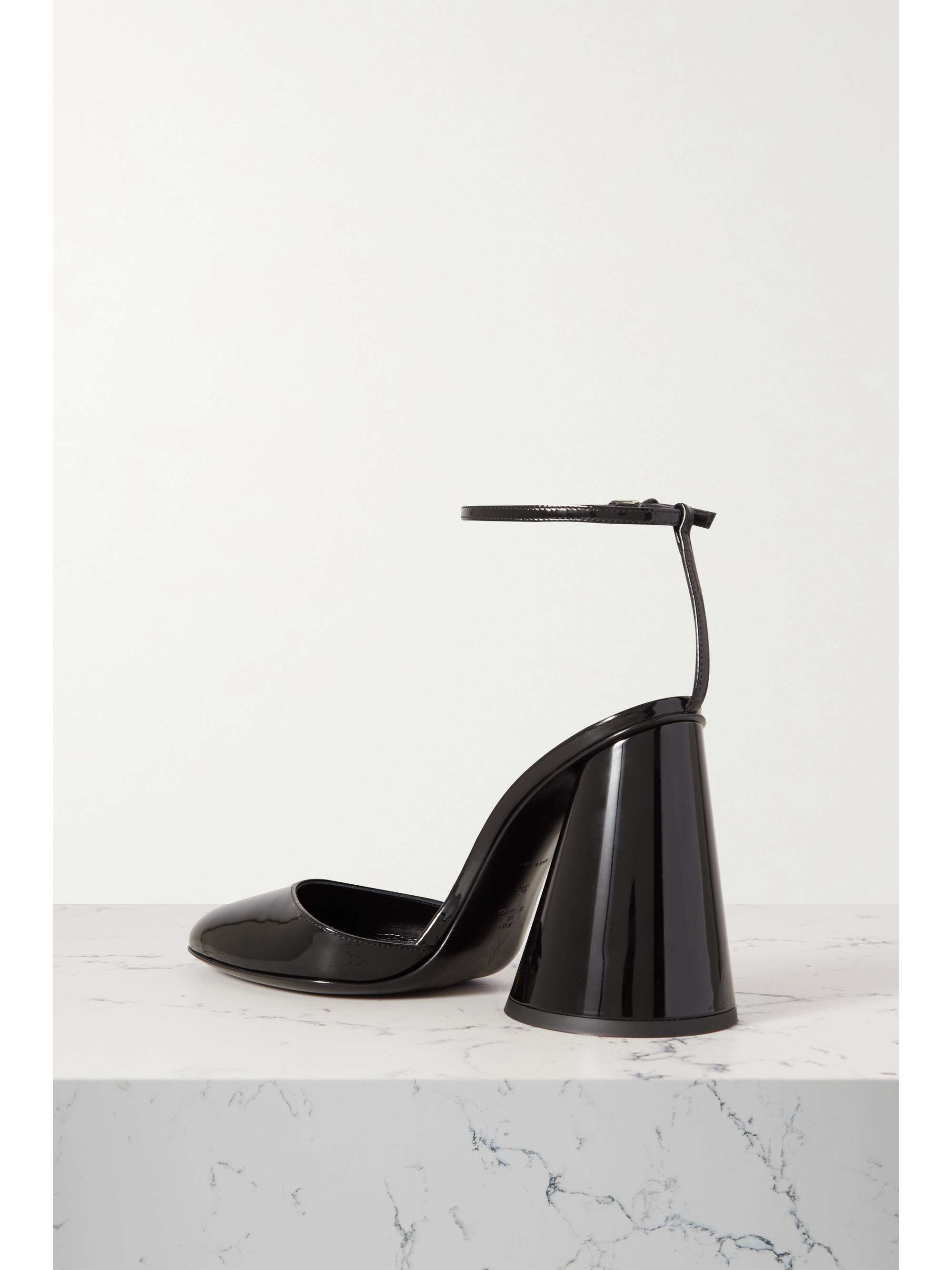 THE ATTICO Luz patent-leather pumps