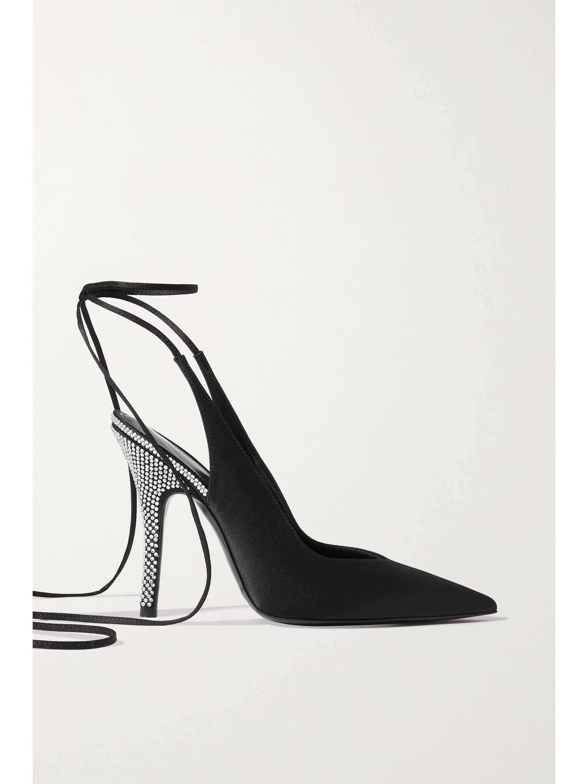 Black Venus Slingback Heels by The Attico on Sale