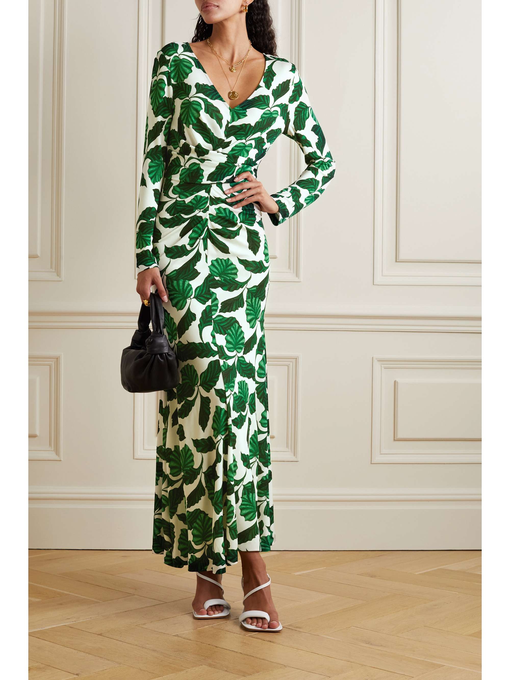 DIANE VON FURSTENBERG Timmy floral-print crepe maxi dress | NET-A-PORTER
