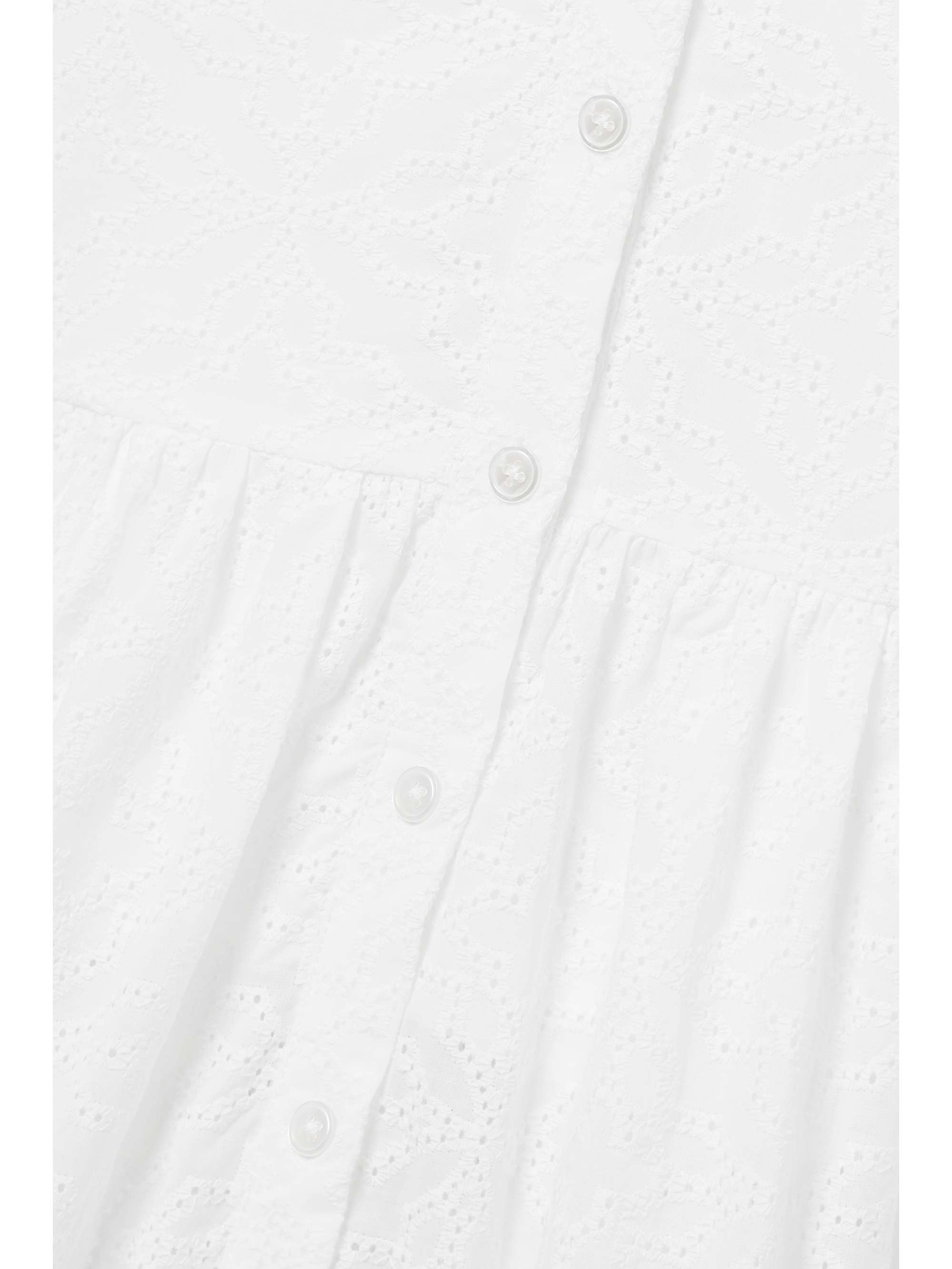 VERONICA BEARD Alondra tiered pleated broderie anglaise cotton maxi dress