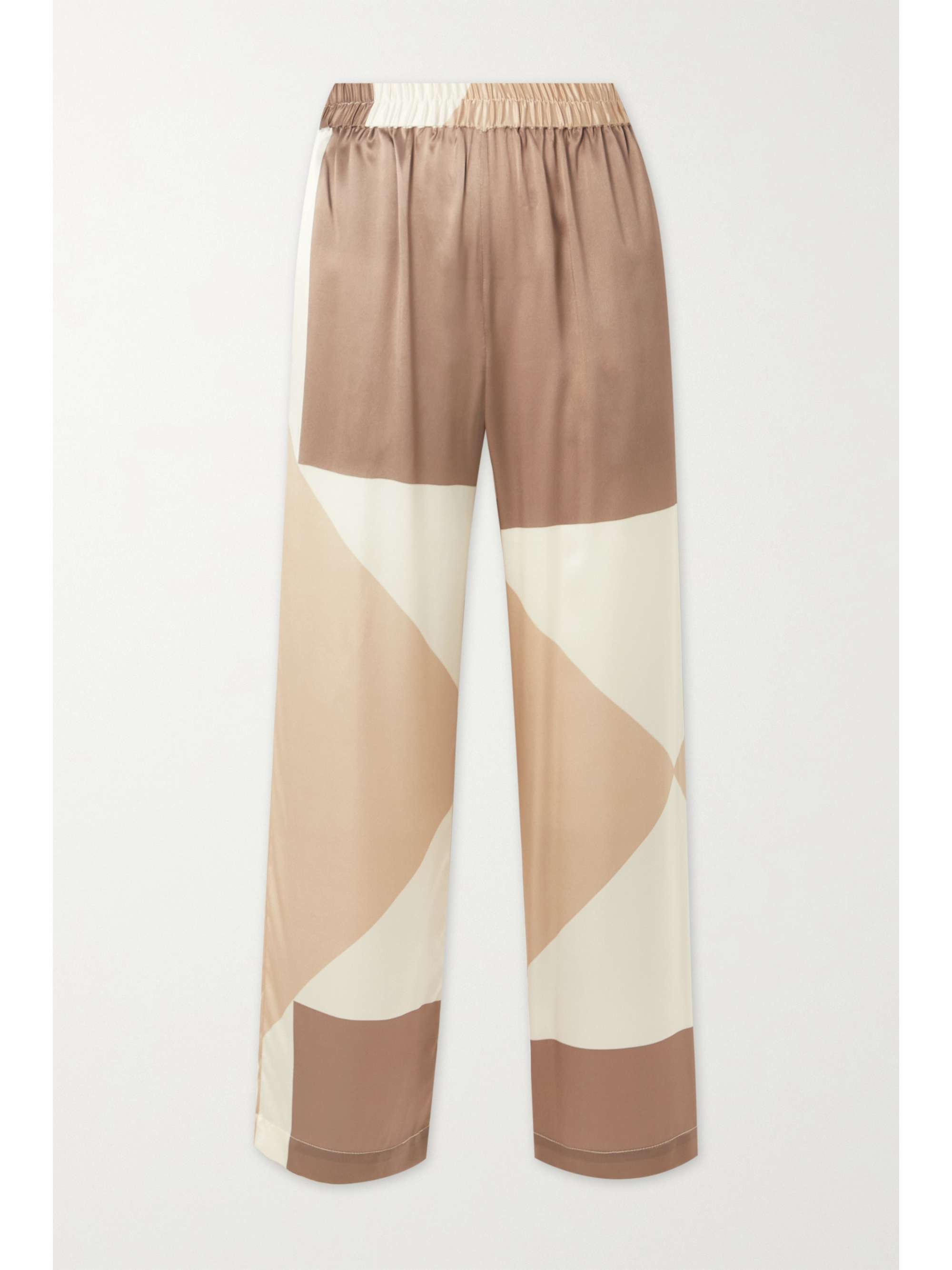 yo BIOTOP Lingerie】silk straight pants | thefancarpet.net