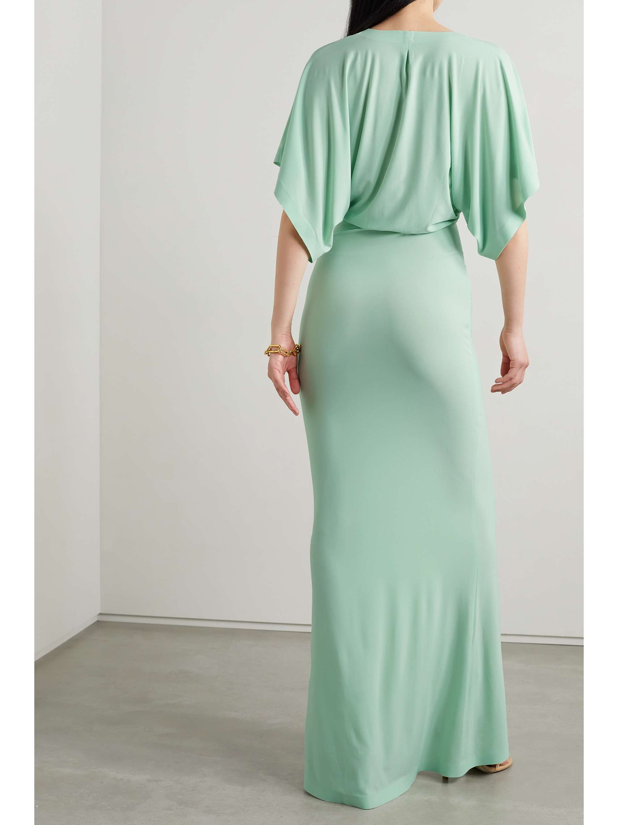 NORMA KAMALI Obie stretch-jersey maxi dress