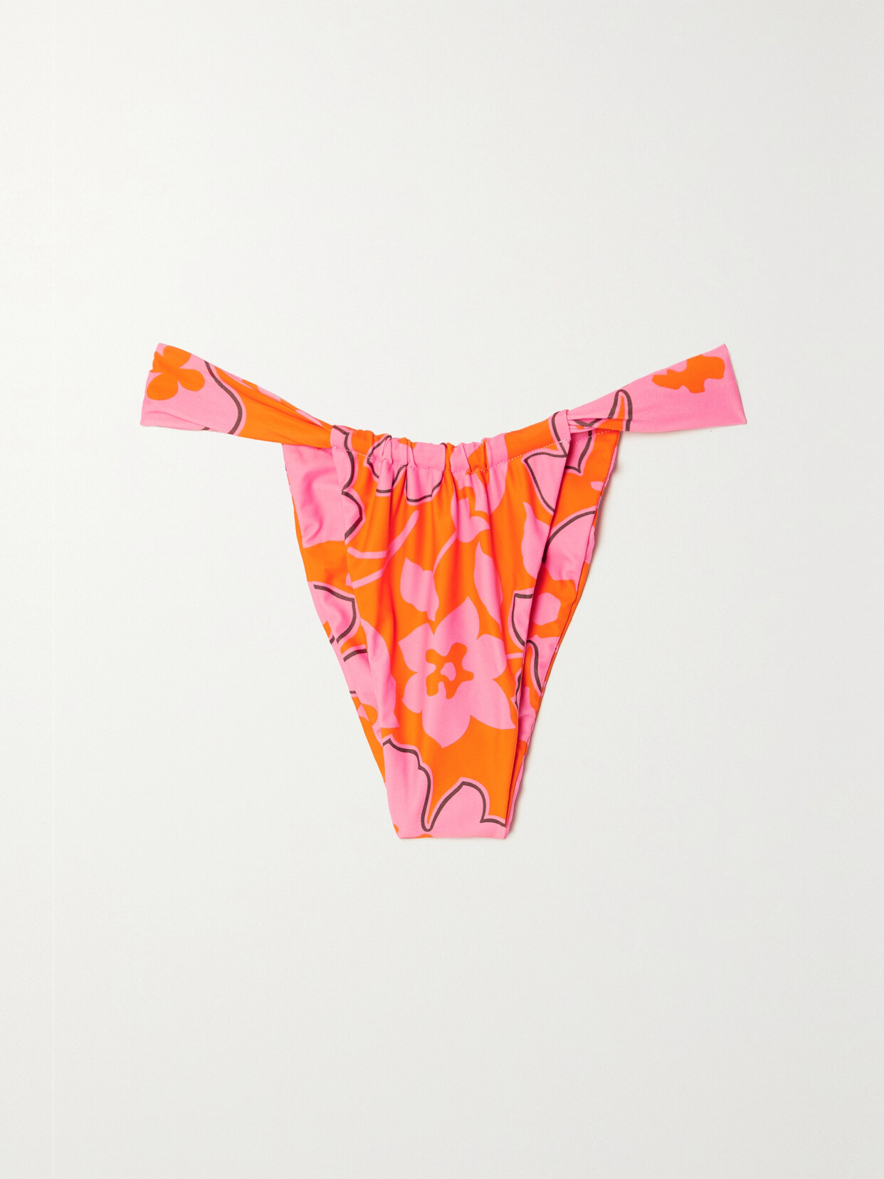 Faithfull The Brand - Andez Floral-print Recycled Bikini Briefs - Pink image