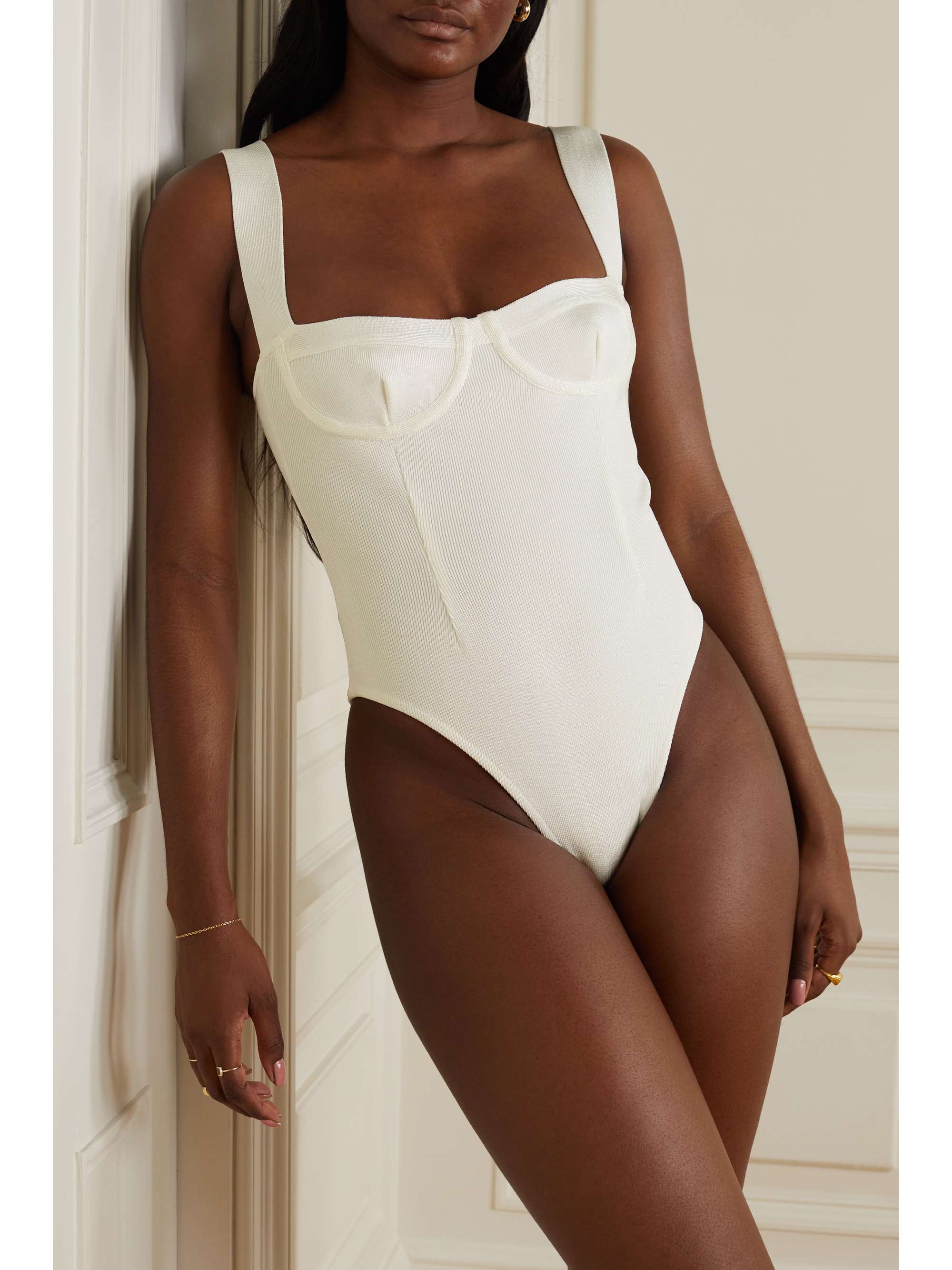HAIGHT Gaia stretch-knit underwired swimsuit