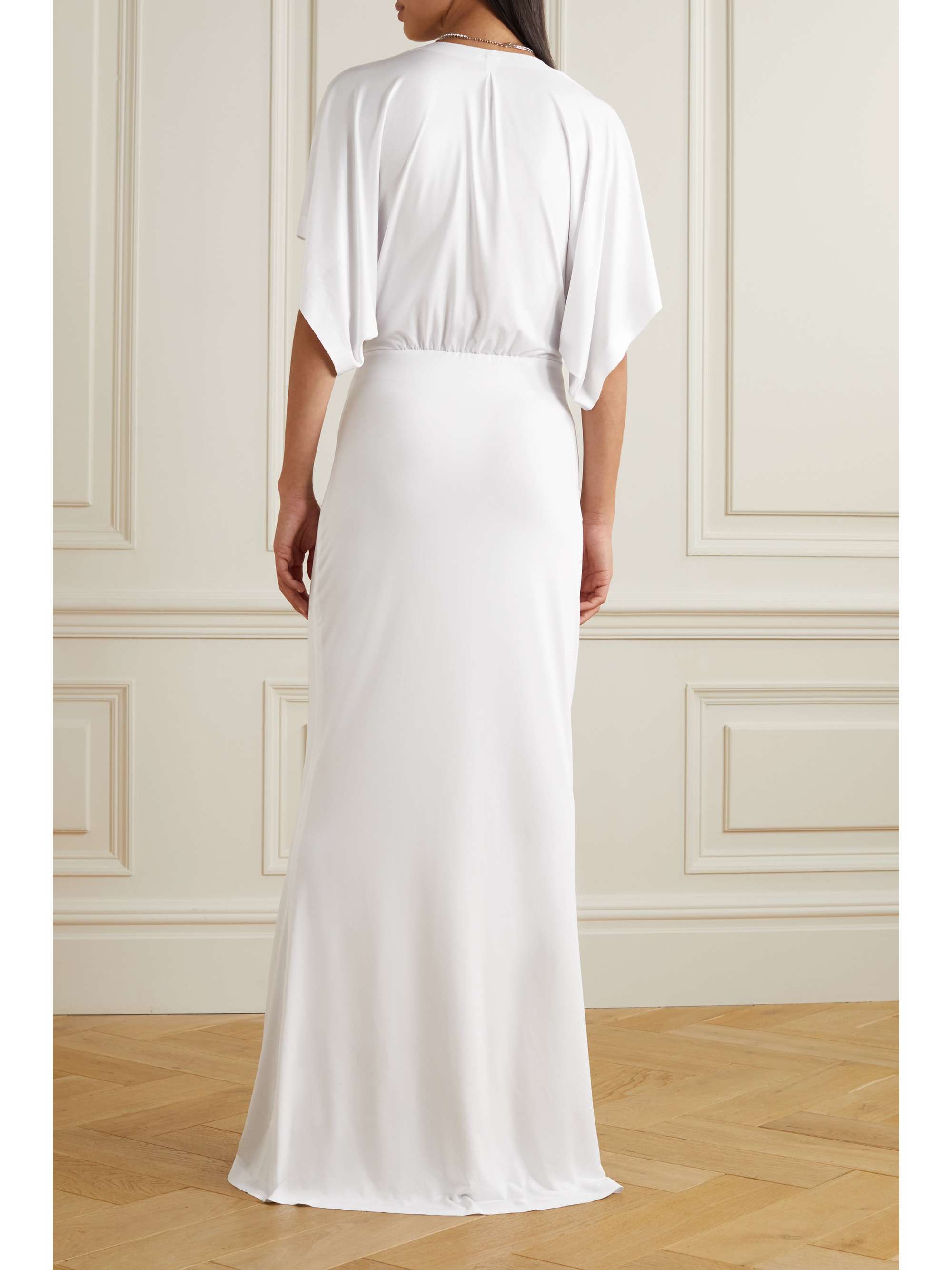 NORMA KAMALI Obie stretch-jersey maxi dress