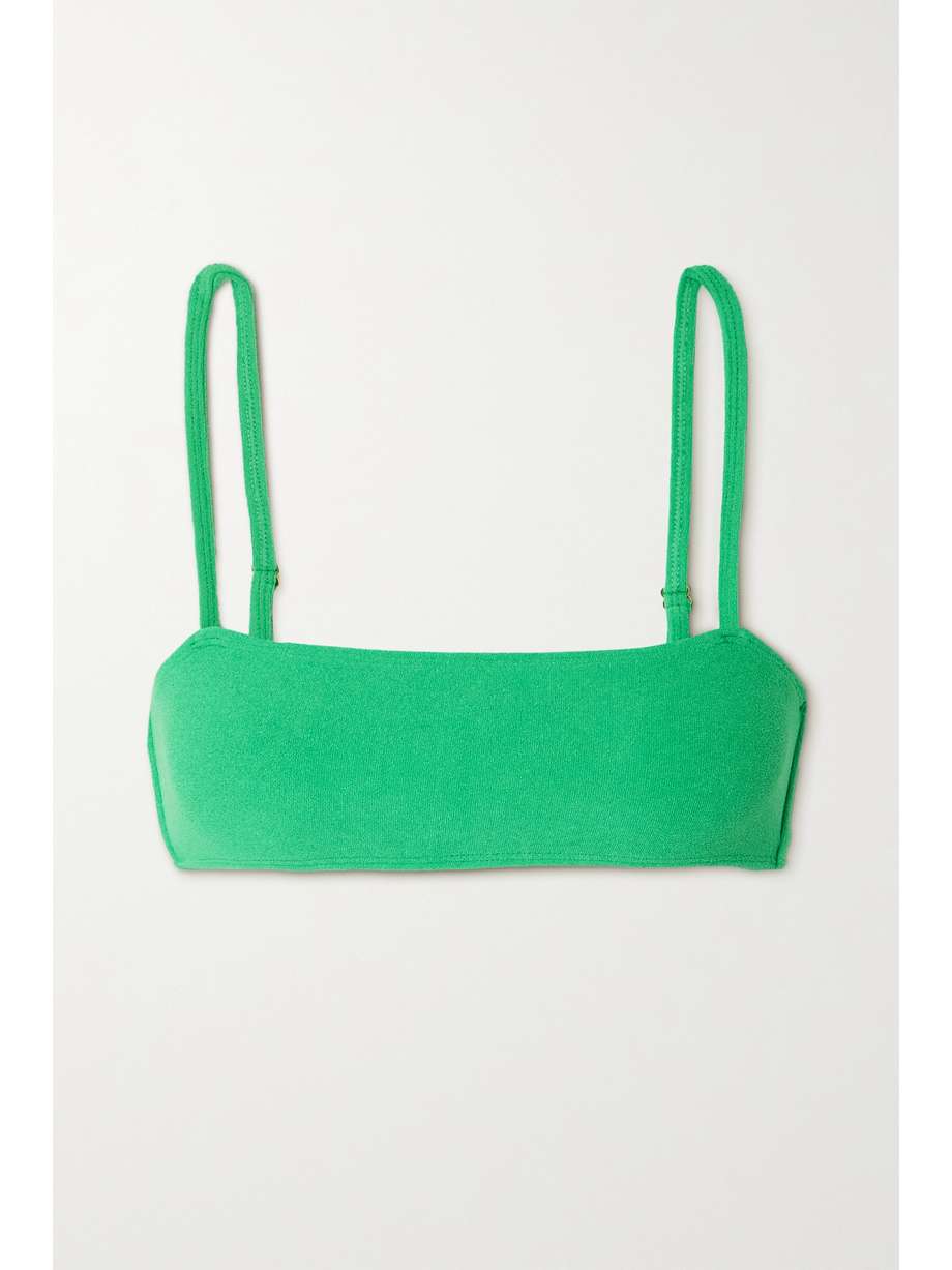 Terry Bikini Top Green