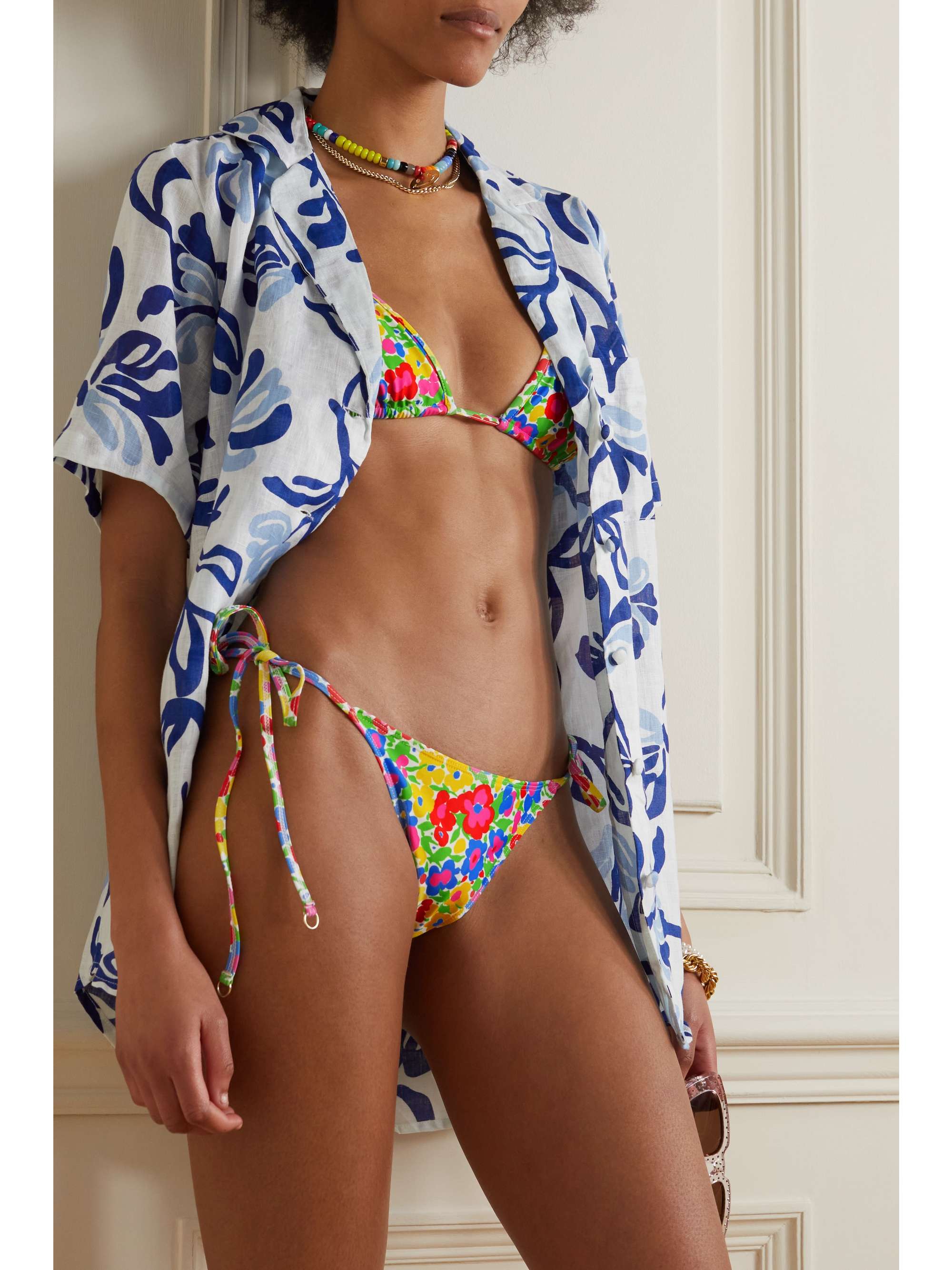 asos floral bikini