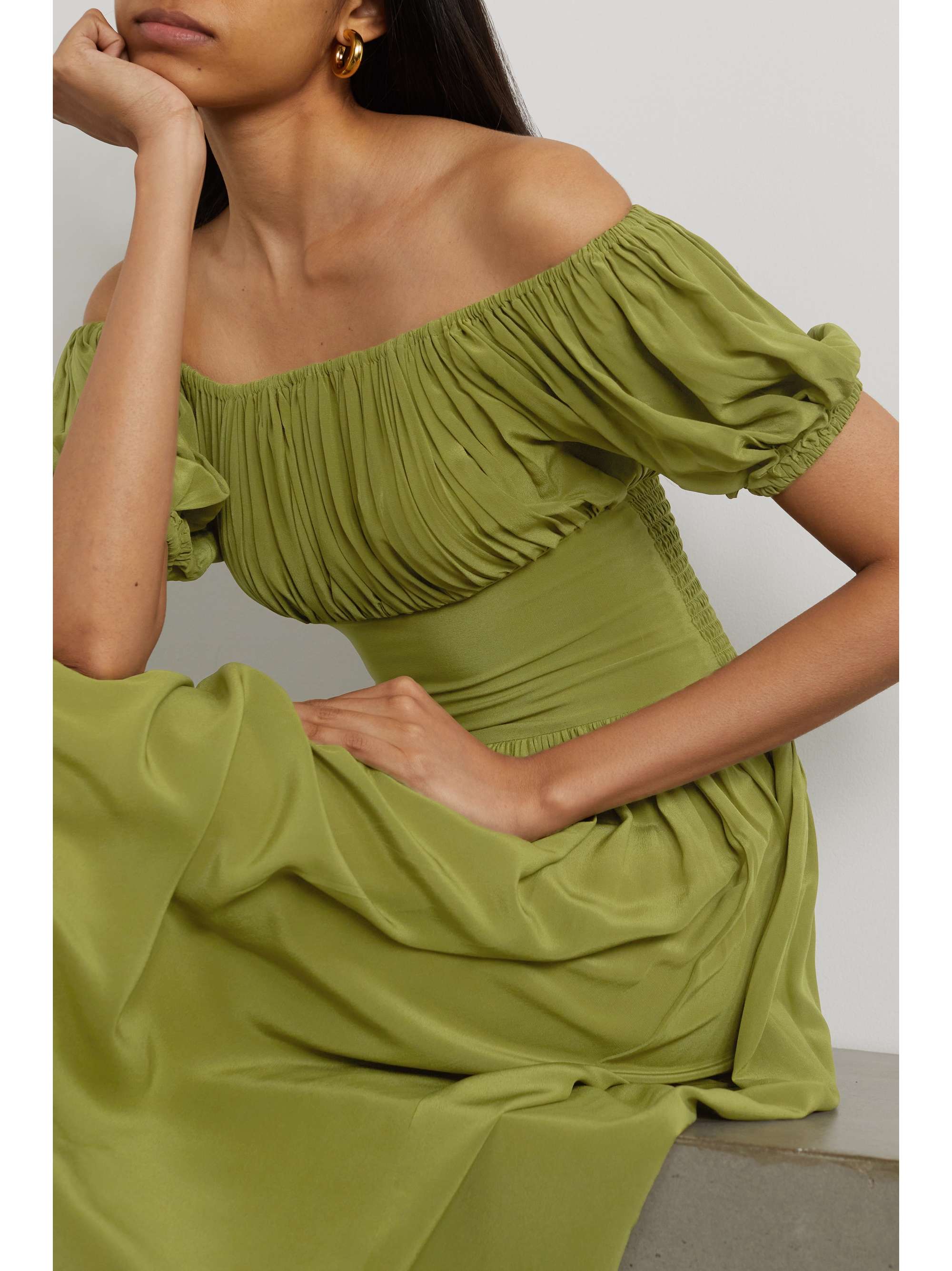 silk and net maxi