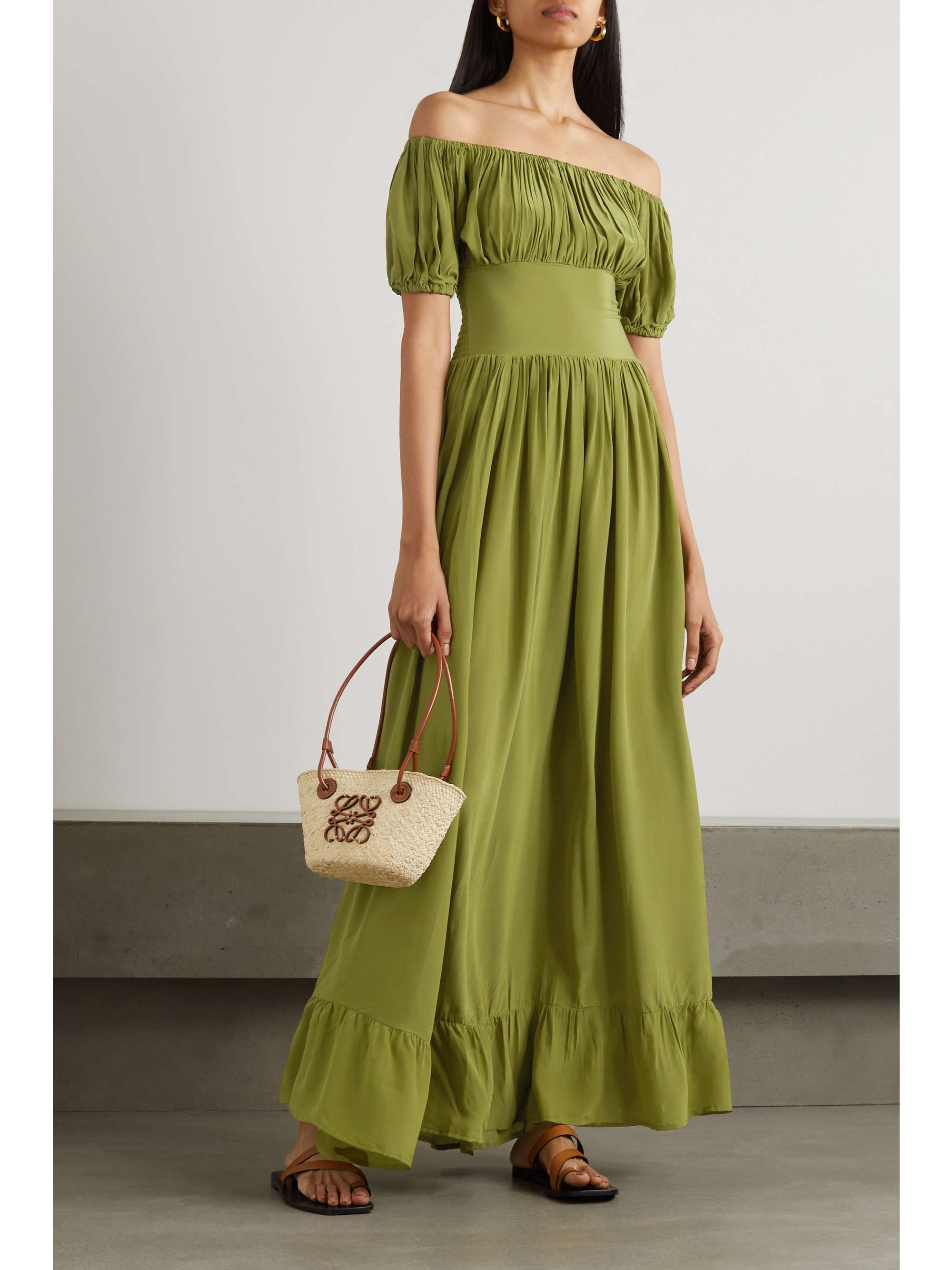 net and silk maxi