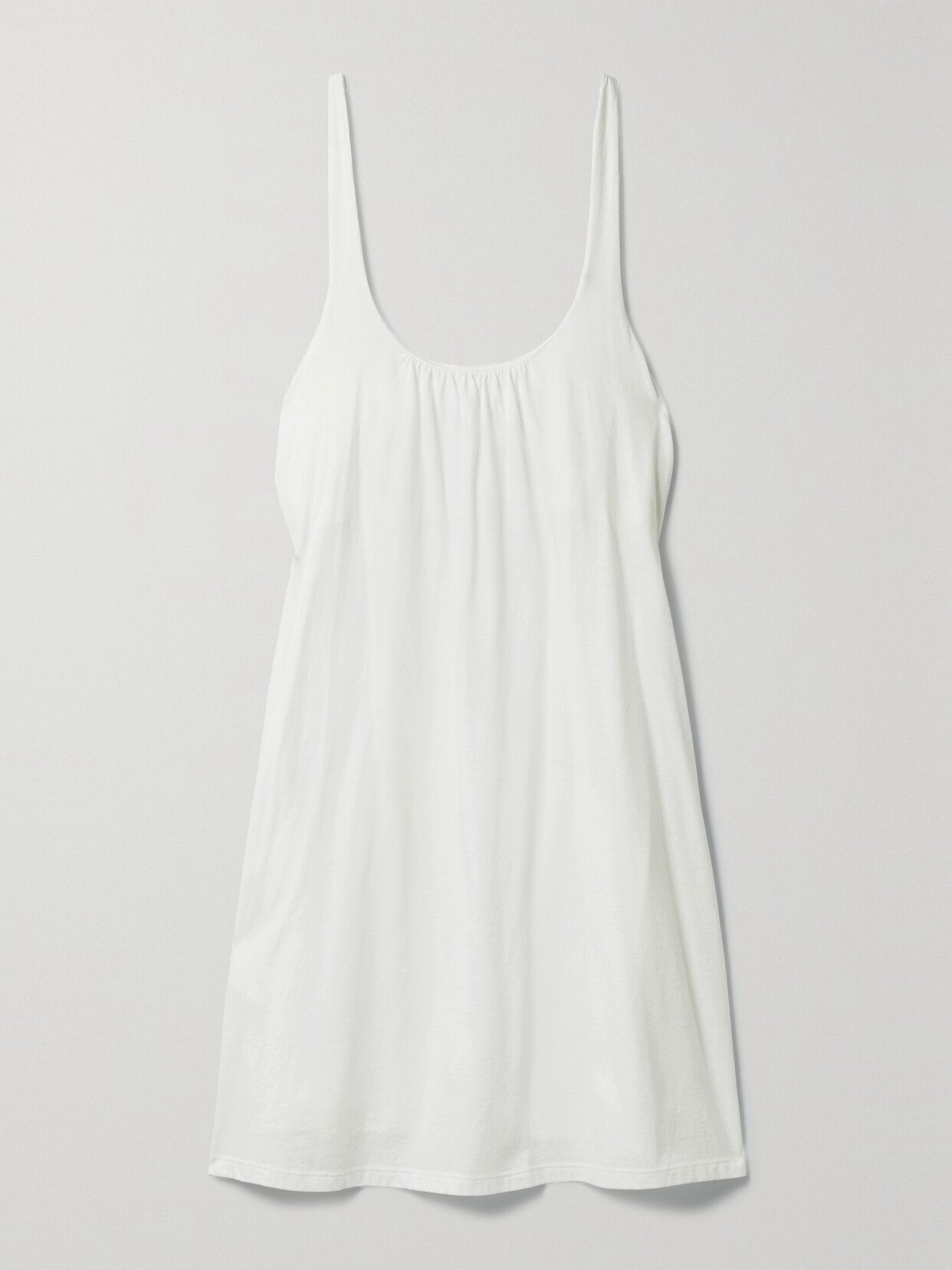 Skin - Kenisha Organic Pima Cotton-jersey Nightdress - White 22 Awaiting product image