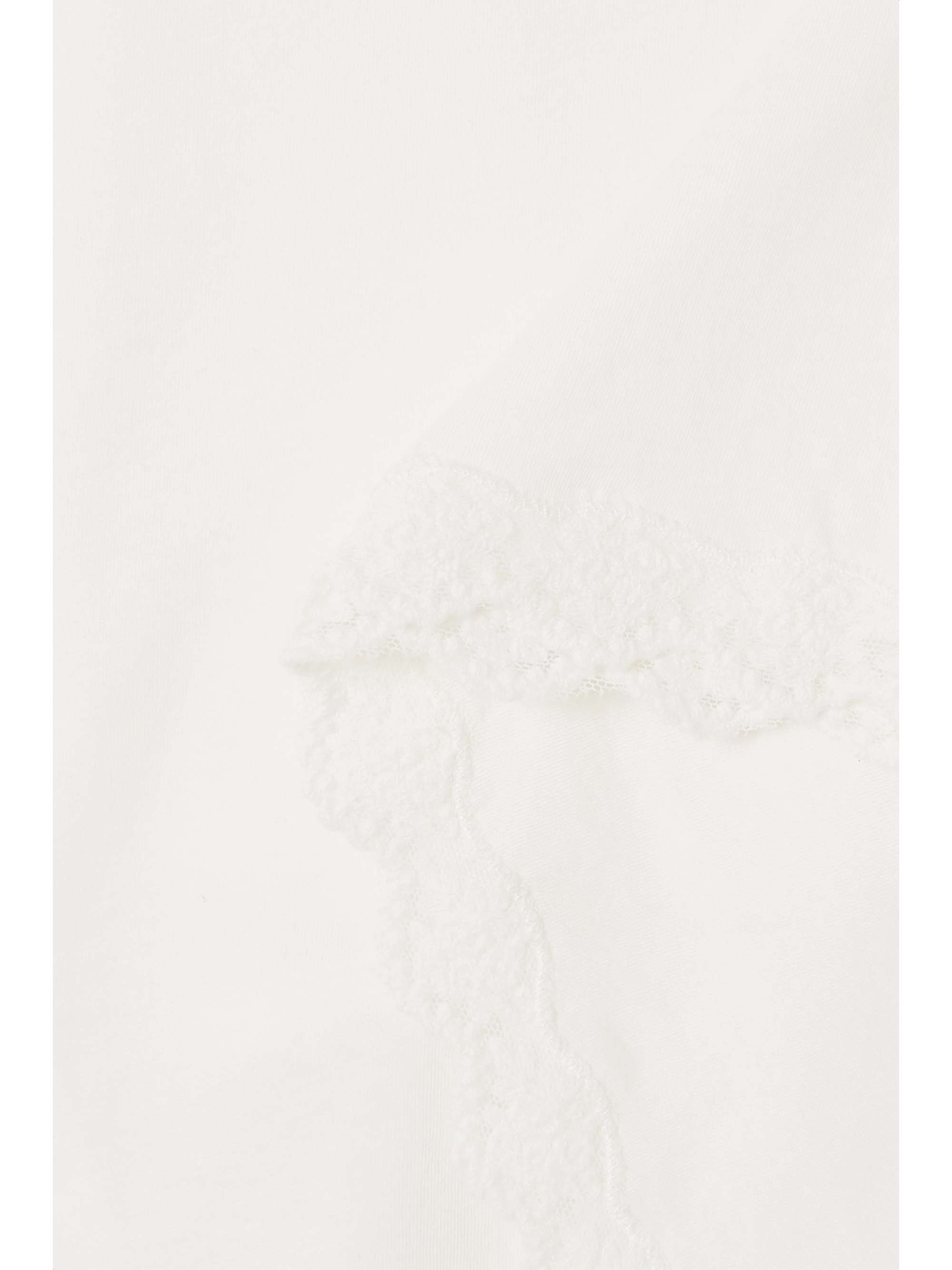 SKIN Kara lace-trimmed organic Pima cotton-jersey pajama set