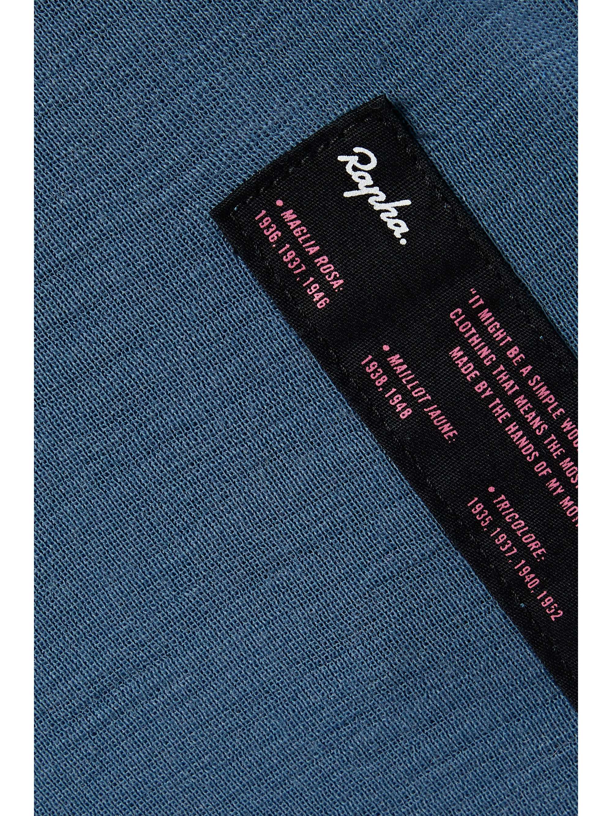 Storm blue Merino wool-jersey top 