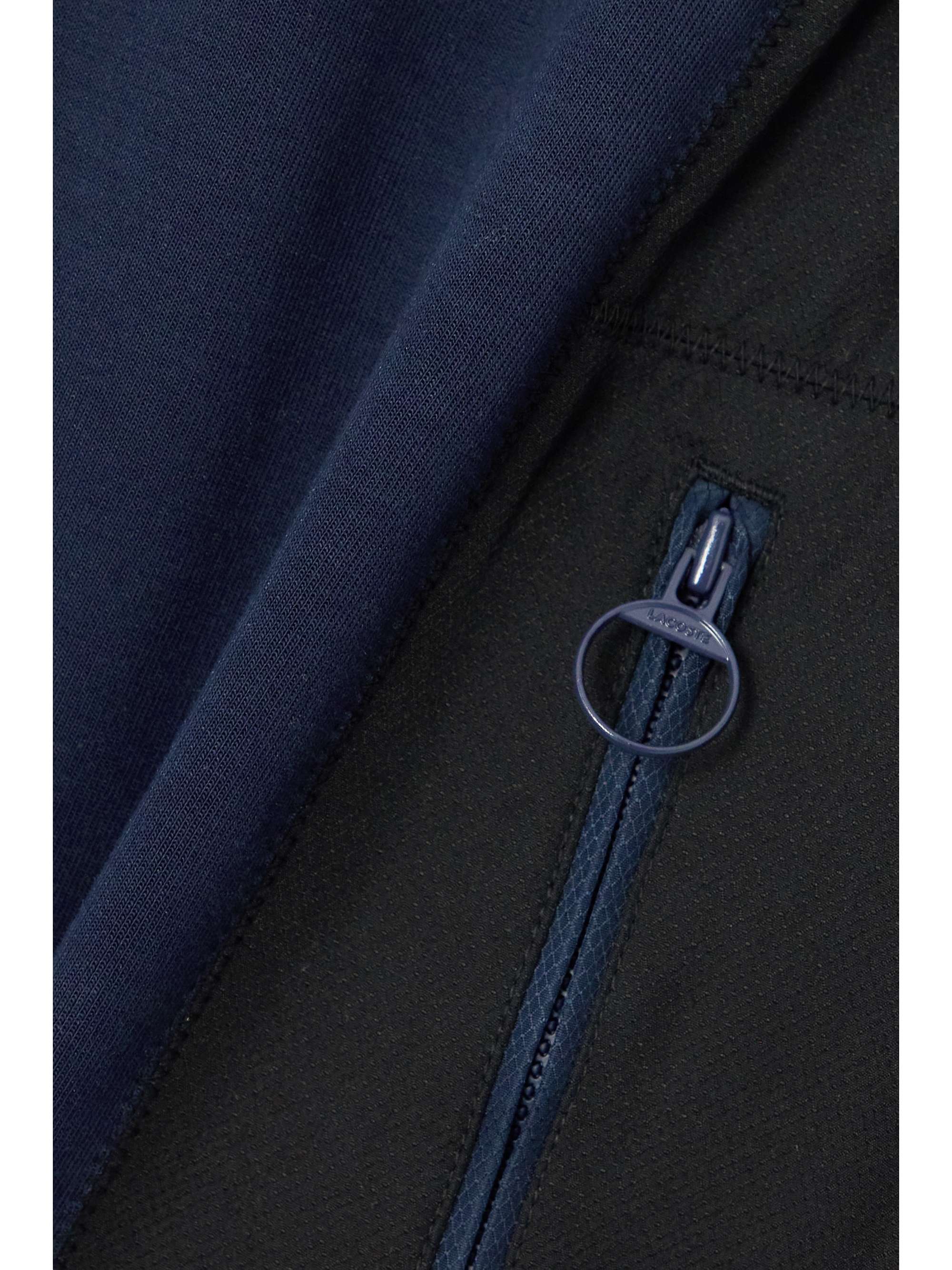 LACOSTE Ripstop-paneled cotton-blend jersey track pants