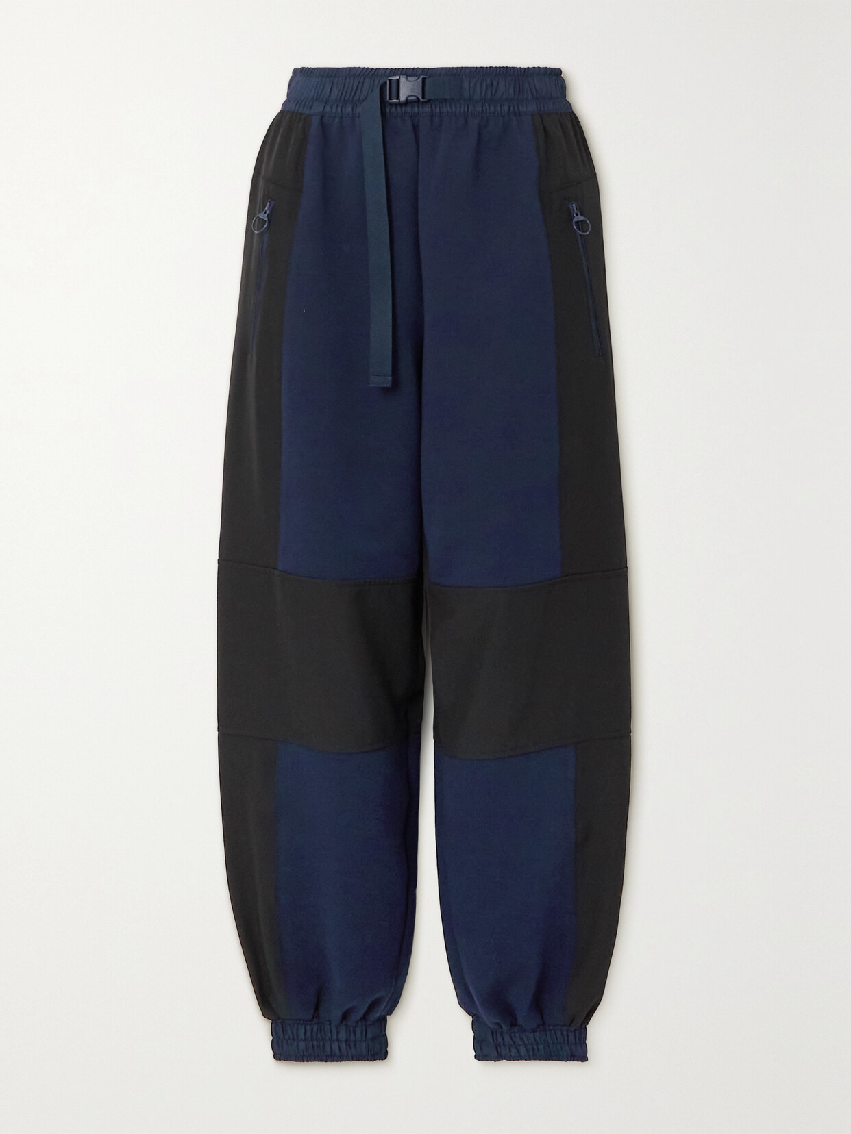 Lacoste - Ripstop-paneled Cotton-blend Jersey Track Pants - Blue