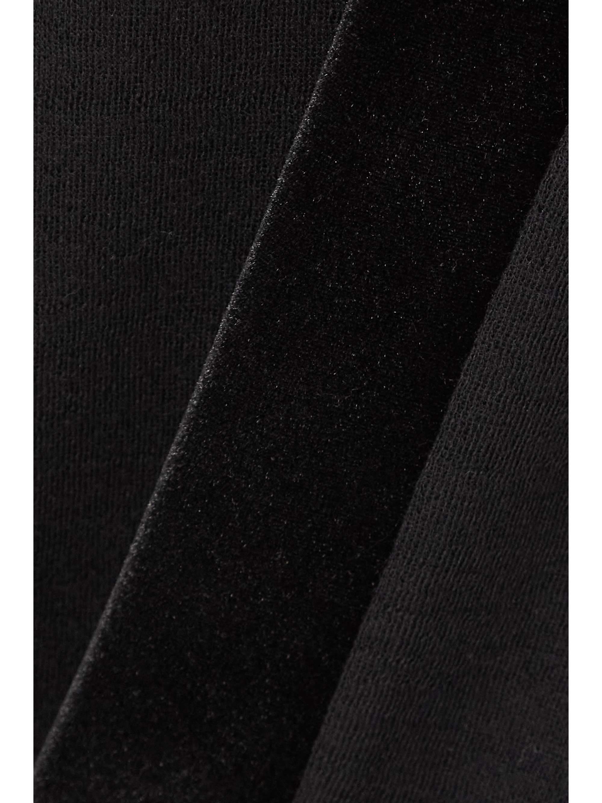 WE NORWEGIANS Tind velvet-trimmed merino wool flared pants