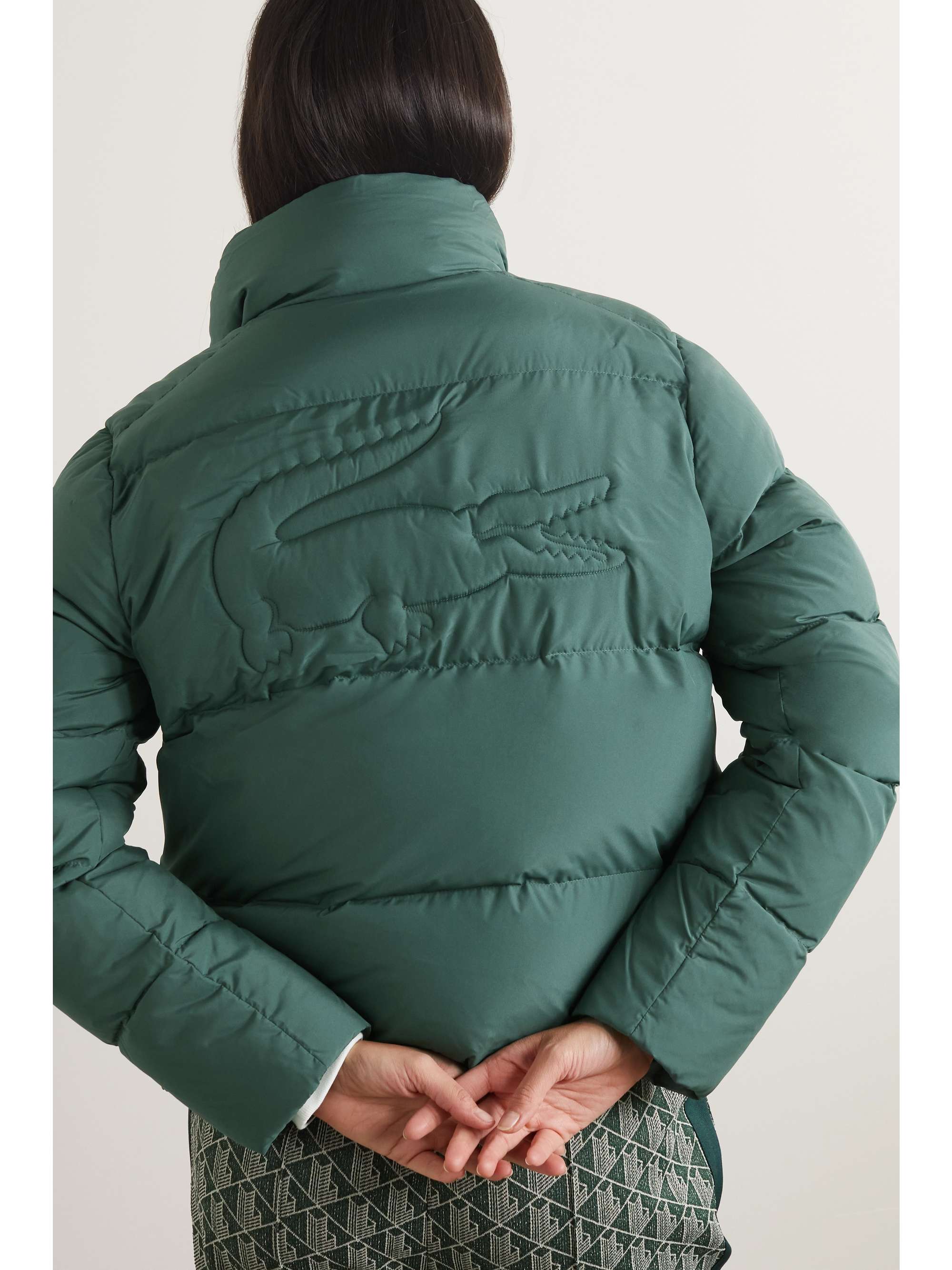 LACOSTE Core Active quilted shell jacket