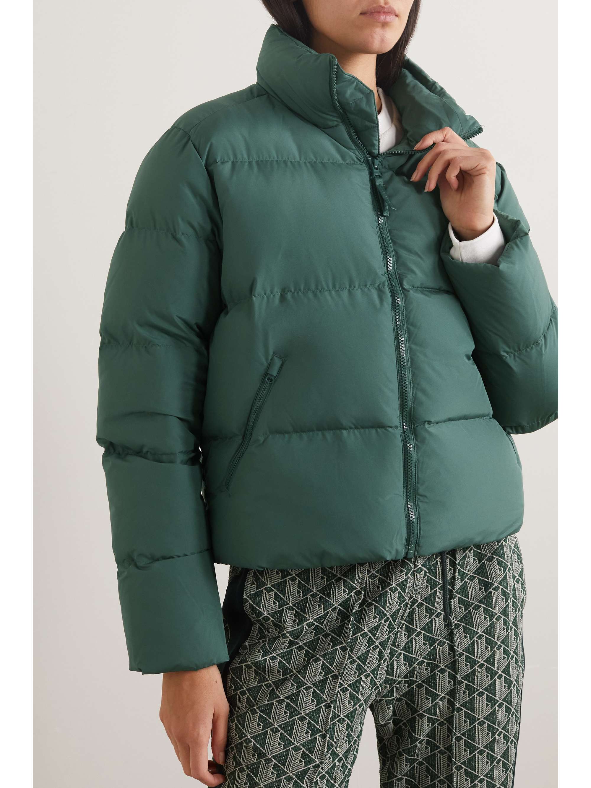LACOSTE Core Active quilted shell jacket