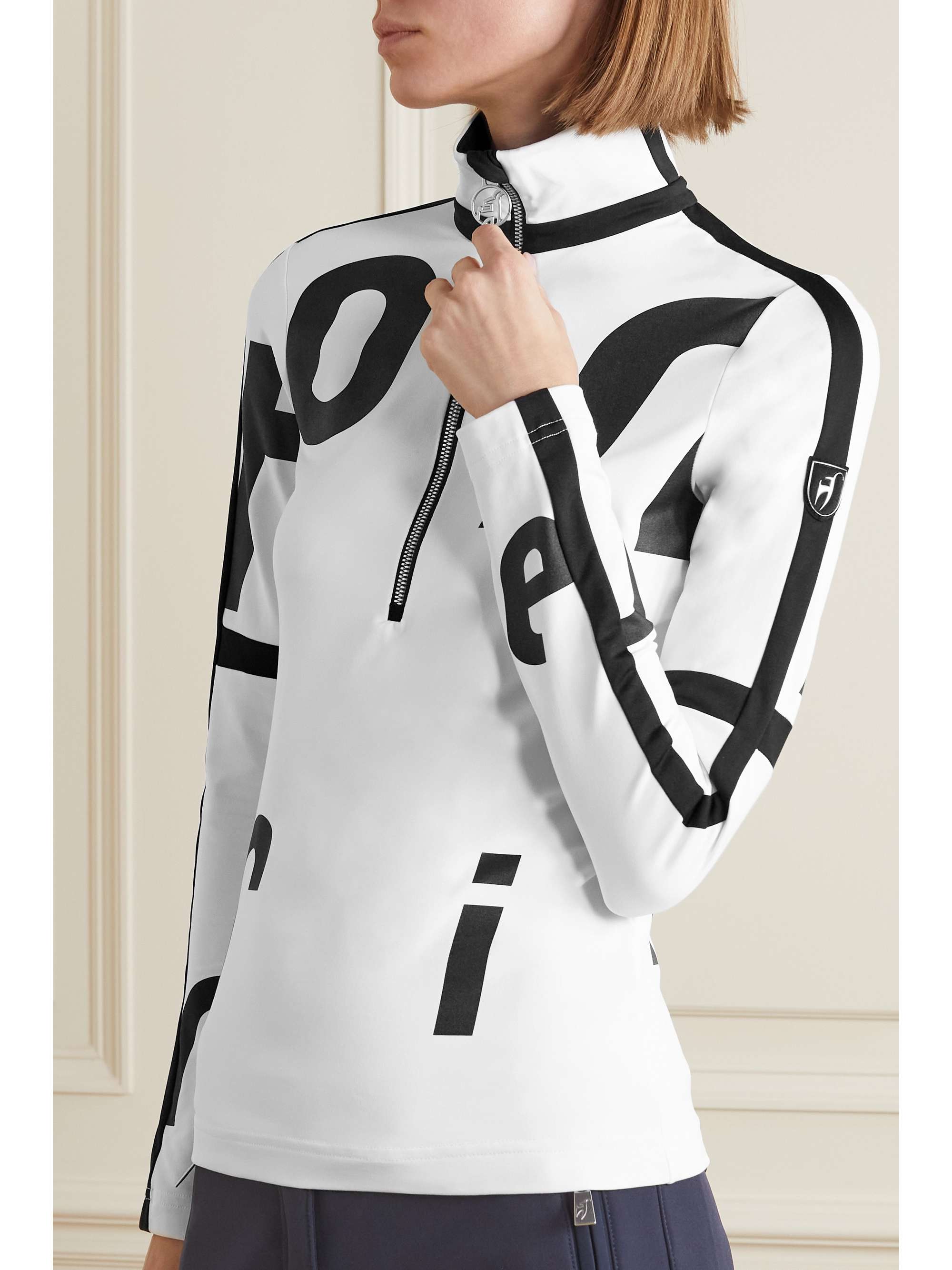 TONI SAILER Leni Skioberteil aus Stretch-Jersey mit Print