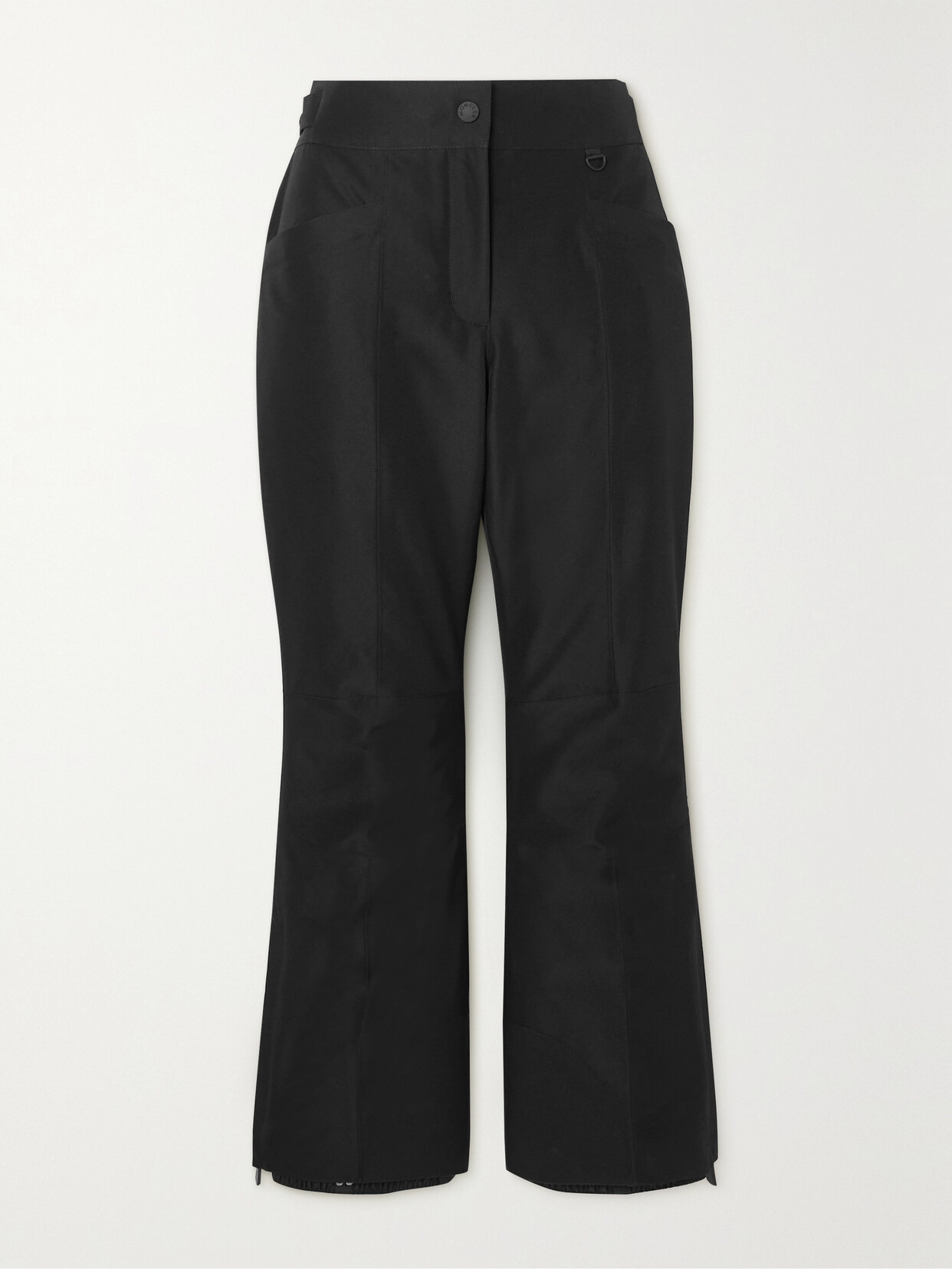 Moncler Gore-tex Infinium High-rise Flared Ski Pants In Black