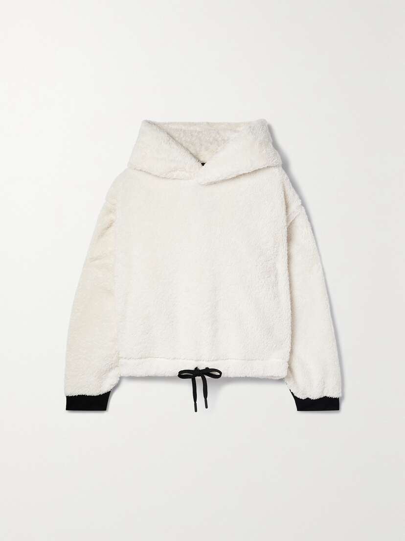 Moncler Grenoble Cropped Fleece Hoodie
