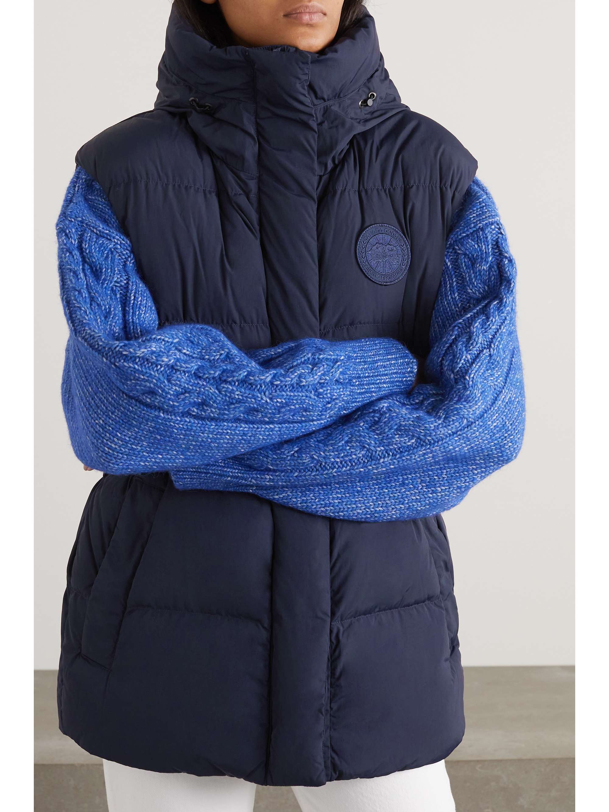 CANADA GOOSE Rayla hooded belted quilted EnduraLuxe down vest