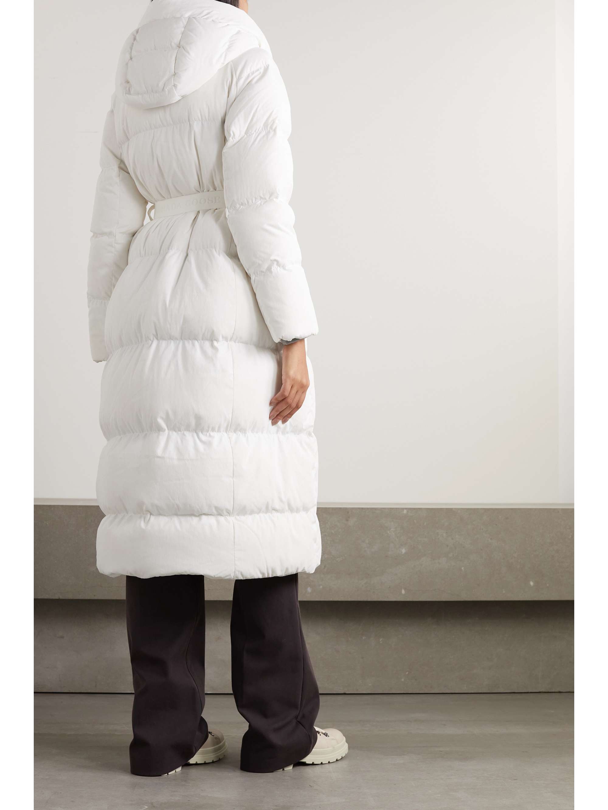 CANADA GOOSE Marlow hooded belted quilted Ventera down parka