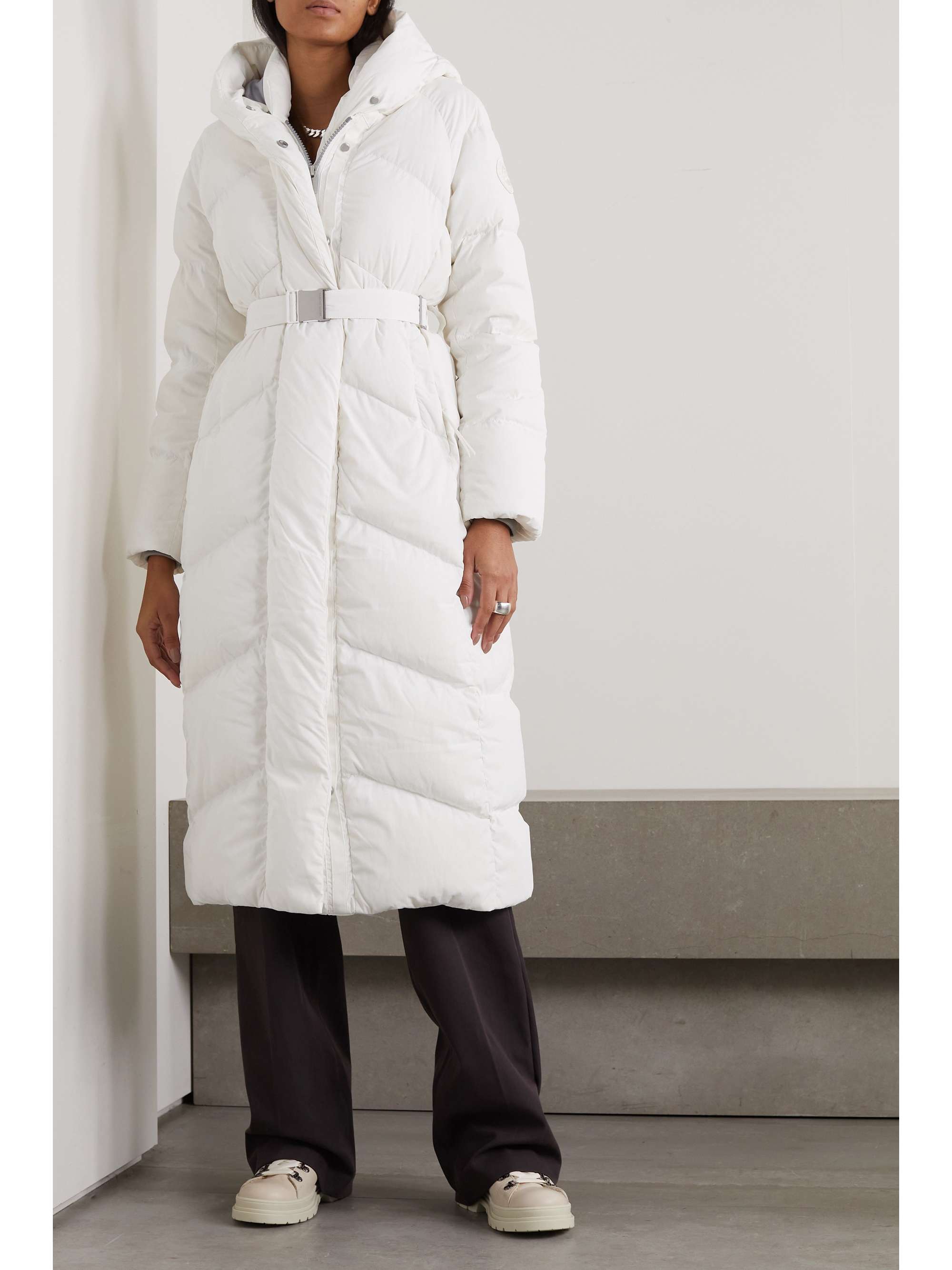 CANADA GOOSE Marlow hooded belted quilted Ventera down parka
